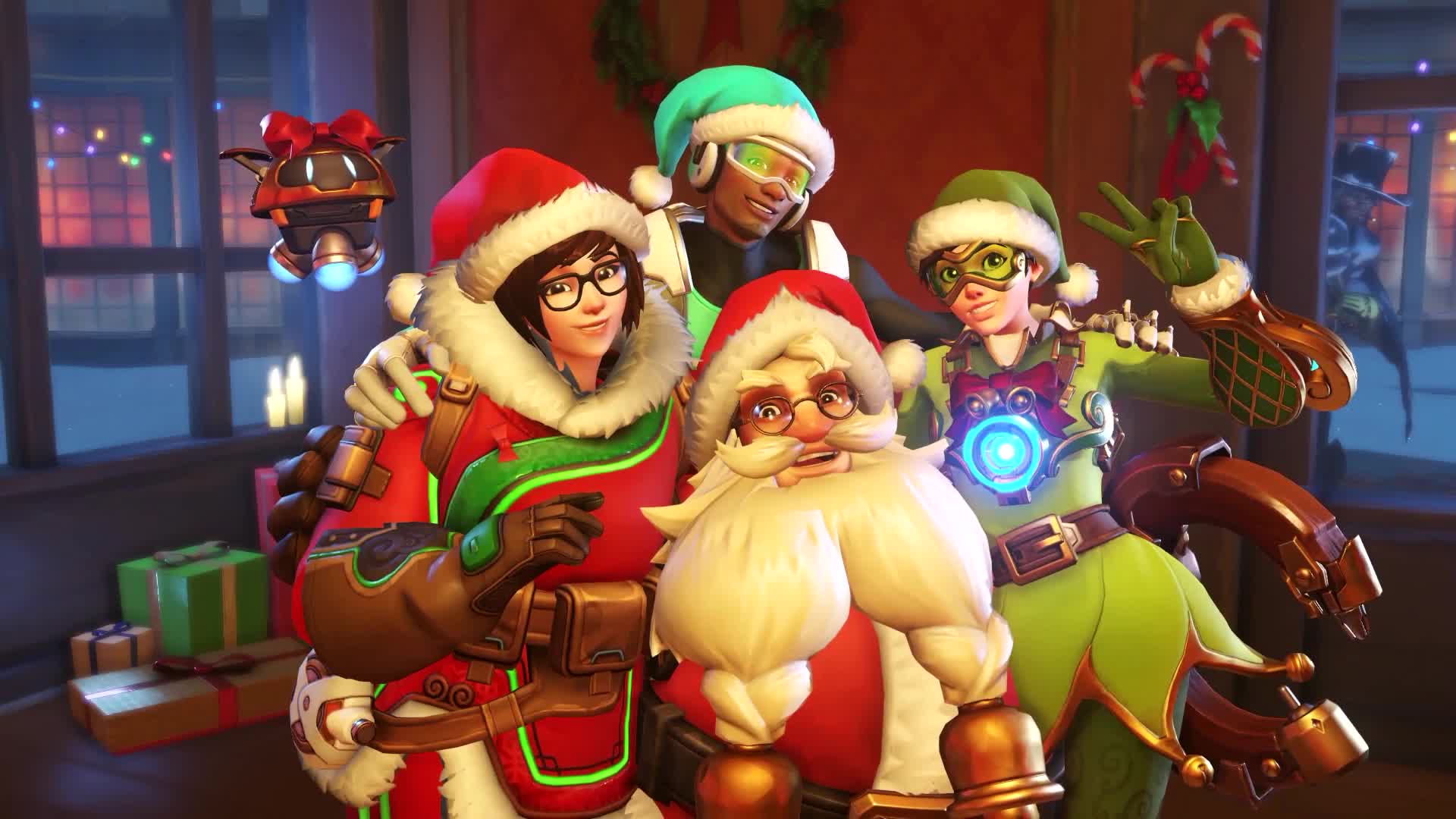 New year in Overwatch Live Wallpaper