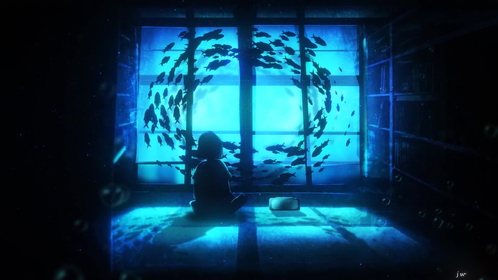 Underwater room Live Wallpaper