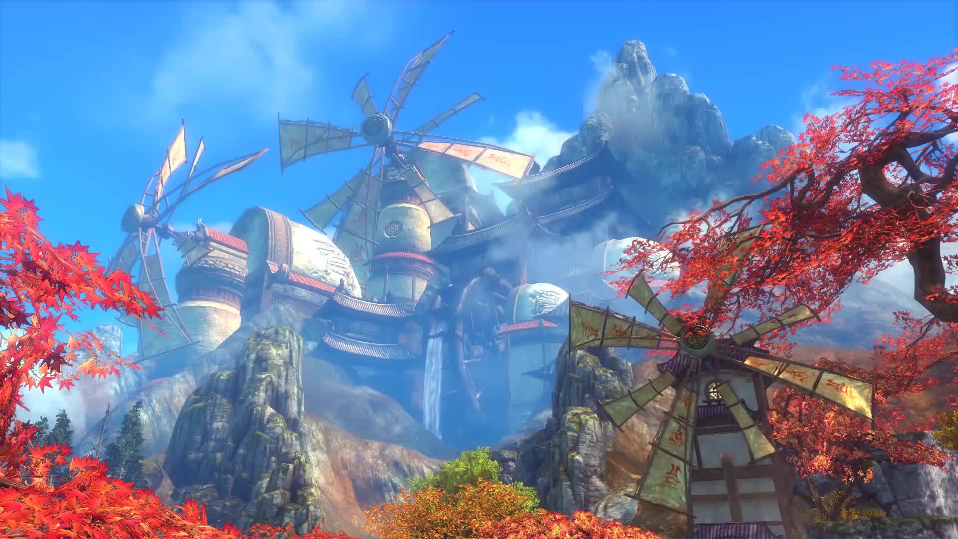 The mill and the mountain - Blade&Soul Live Wallpaper