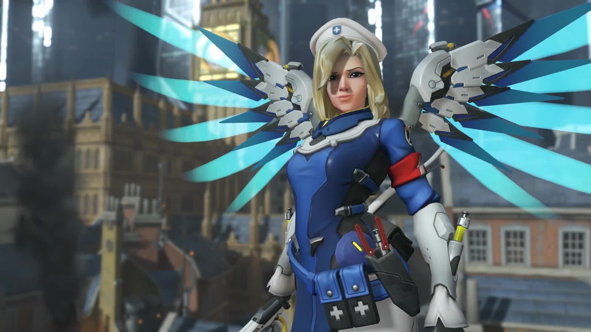 Mercy in the city Live Wallpaper