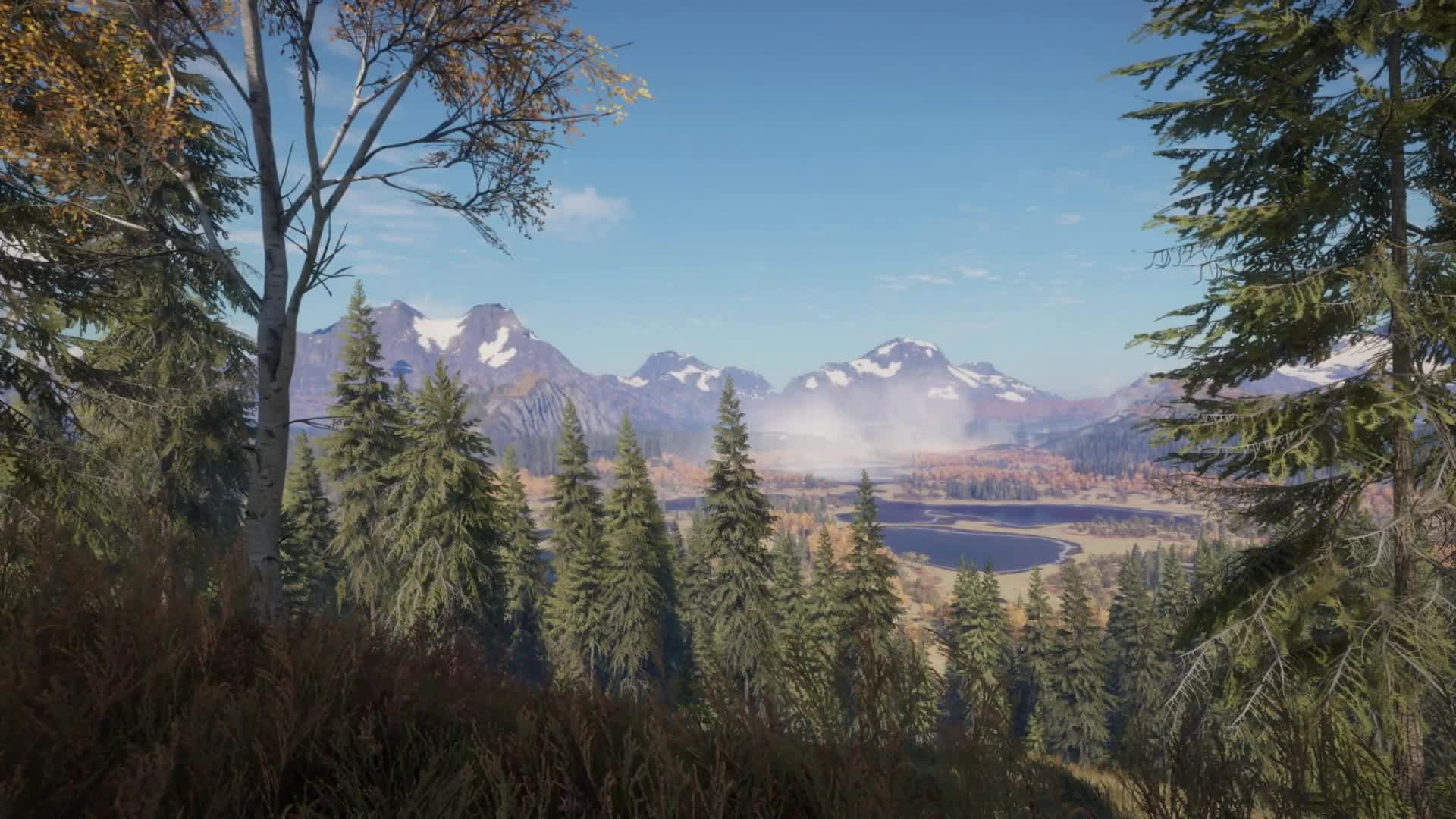 Lake in the mountains Live Wallpaper
