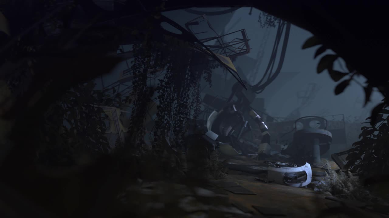First act menu-Portal 2 Live Wallpaper