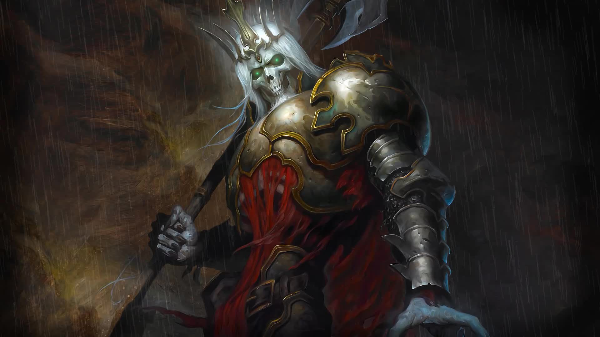 The skeleton king Live Wallpaper