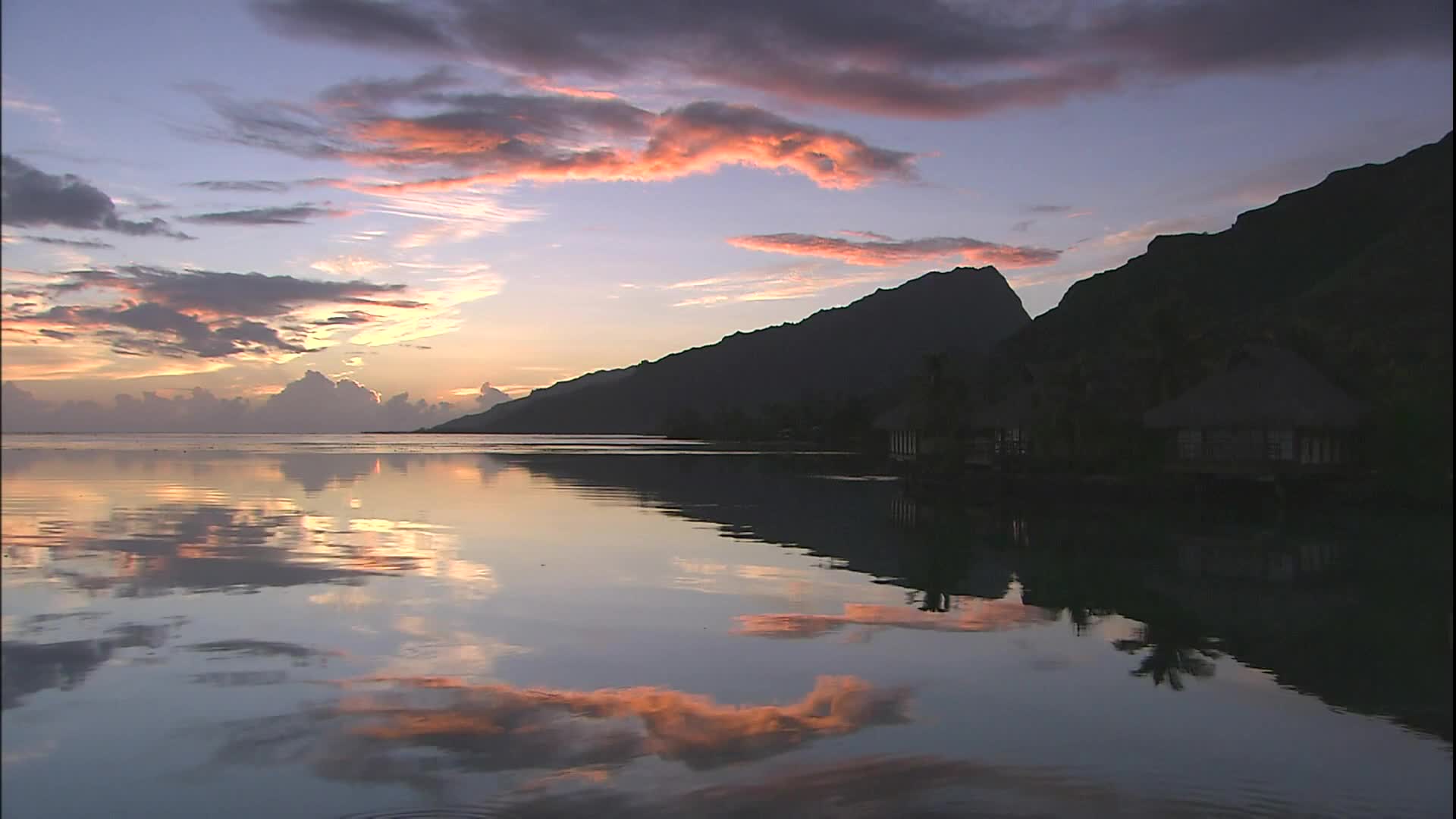 Sunset lake Live Wallpaper