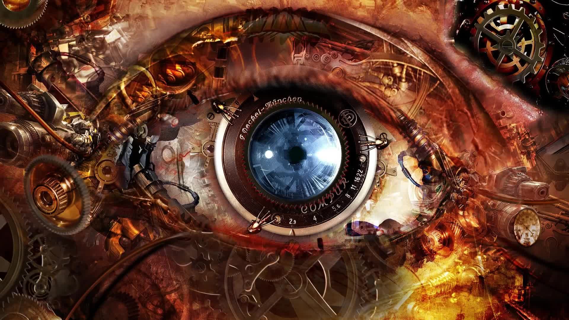 Steampunk eye Live Wallpaper