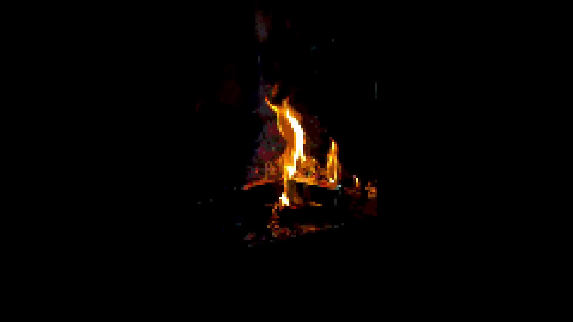 Pixel flame Live Wallpaper