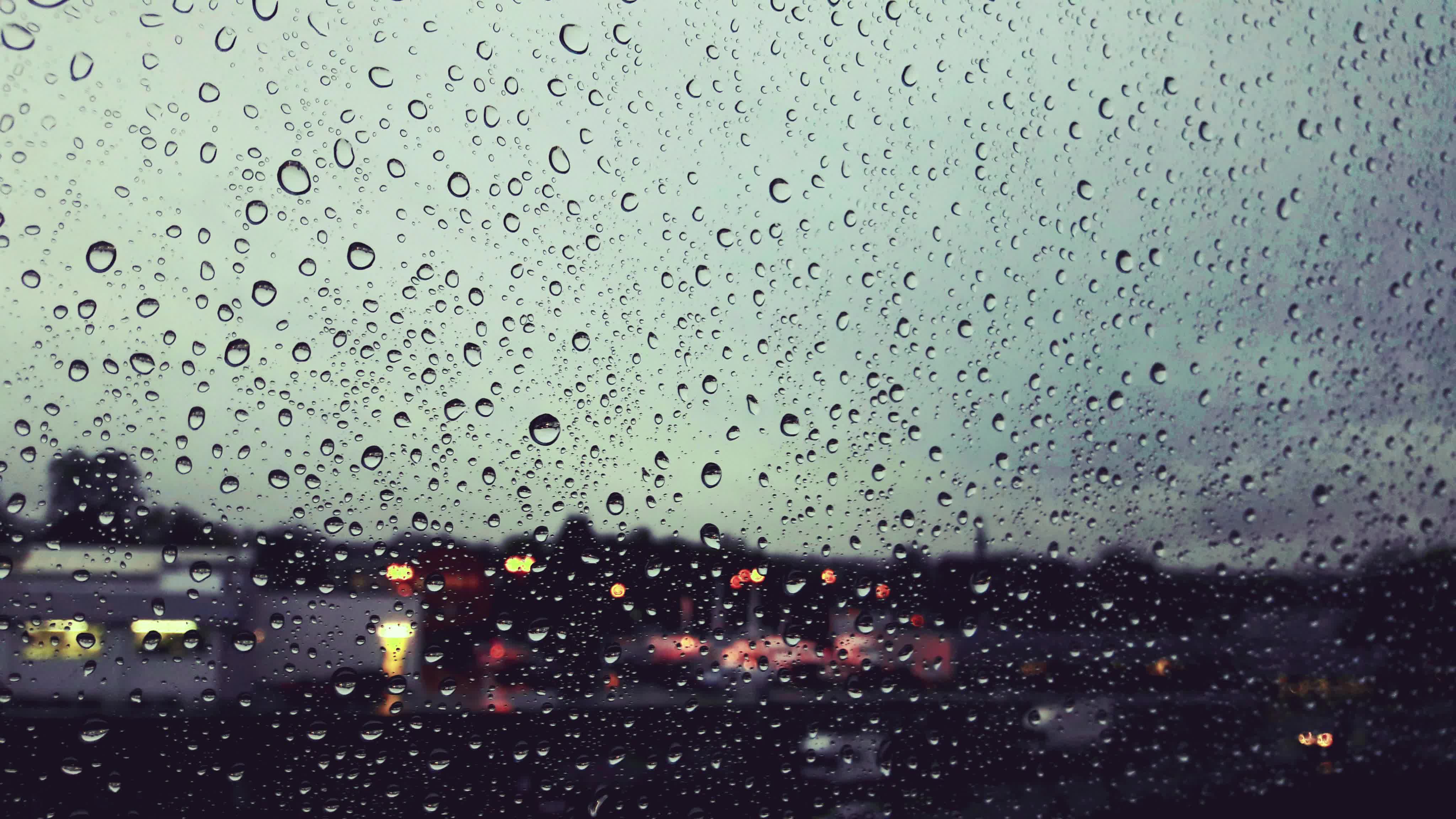 Glass after light rain Live Wallpaper