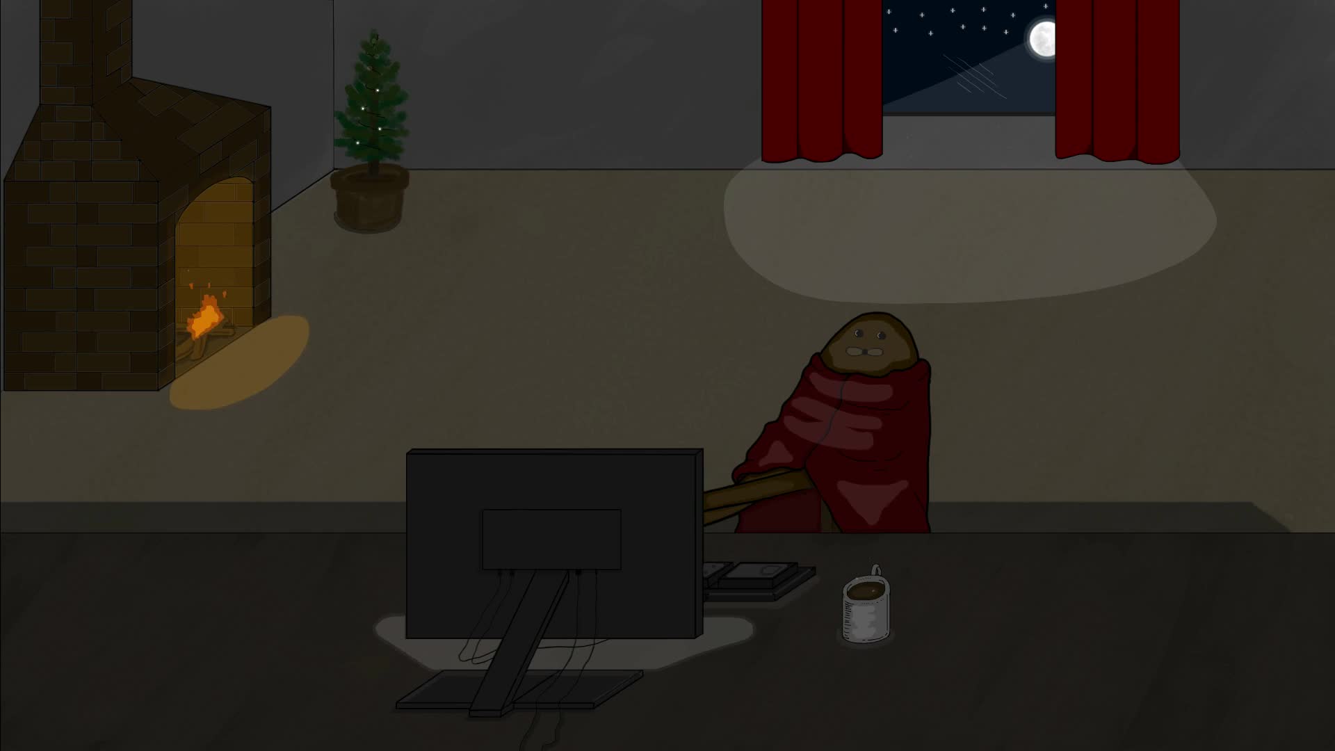 Lonely man Live Wallpaper