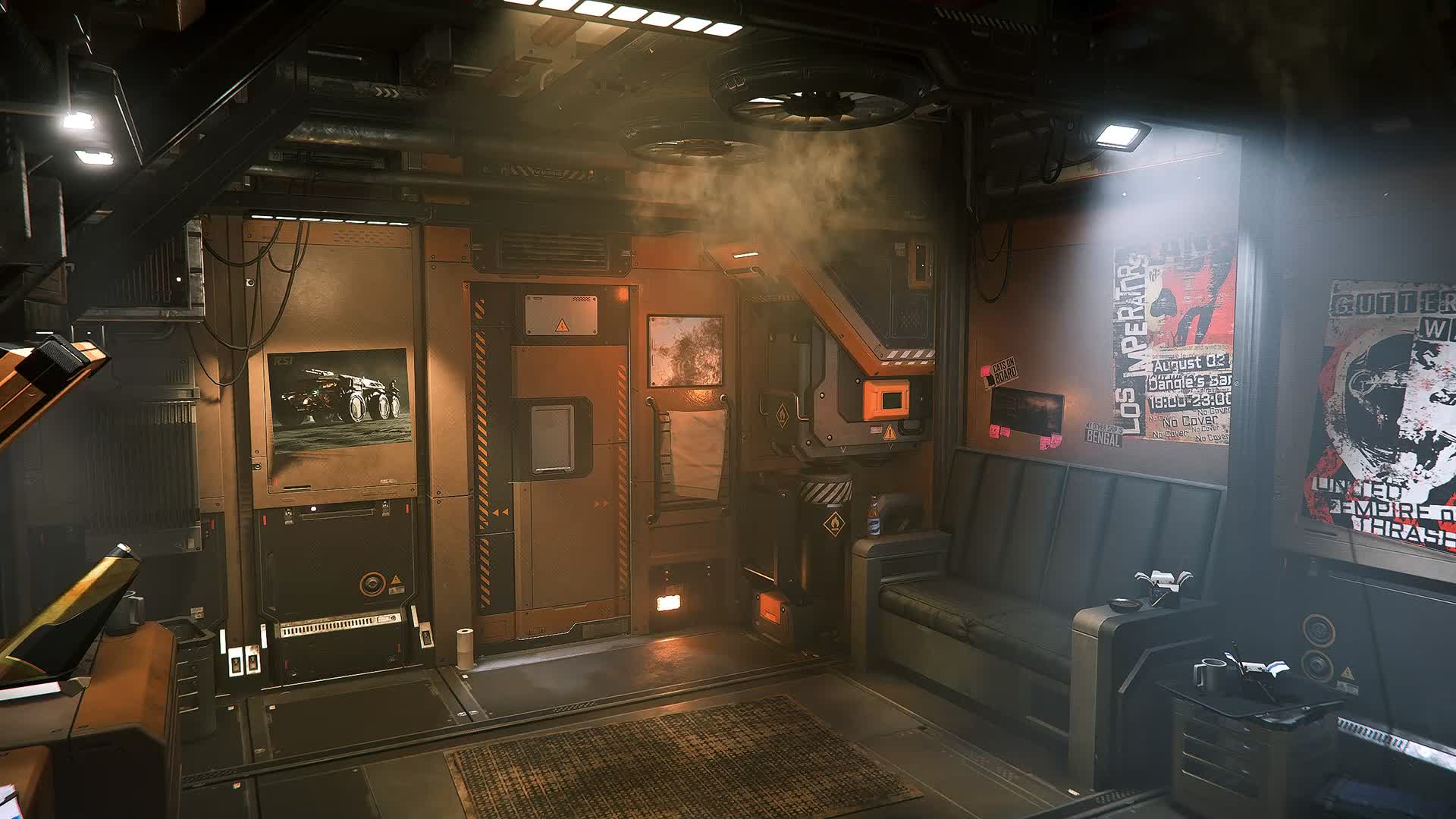 Star Citizen inside the ship Live Wallpaper