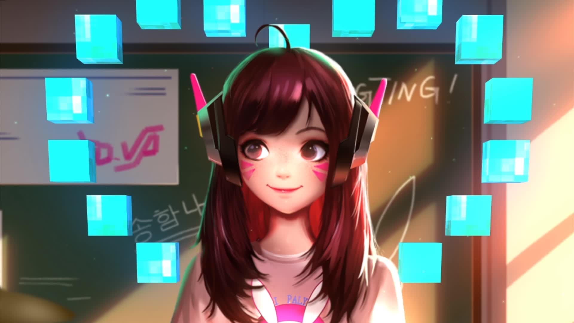 D. VA Overwatch Live Wallpaper