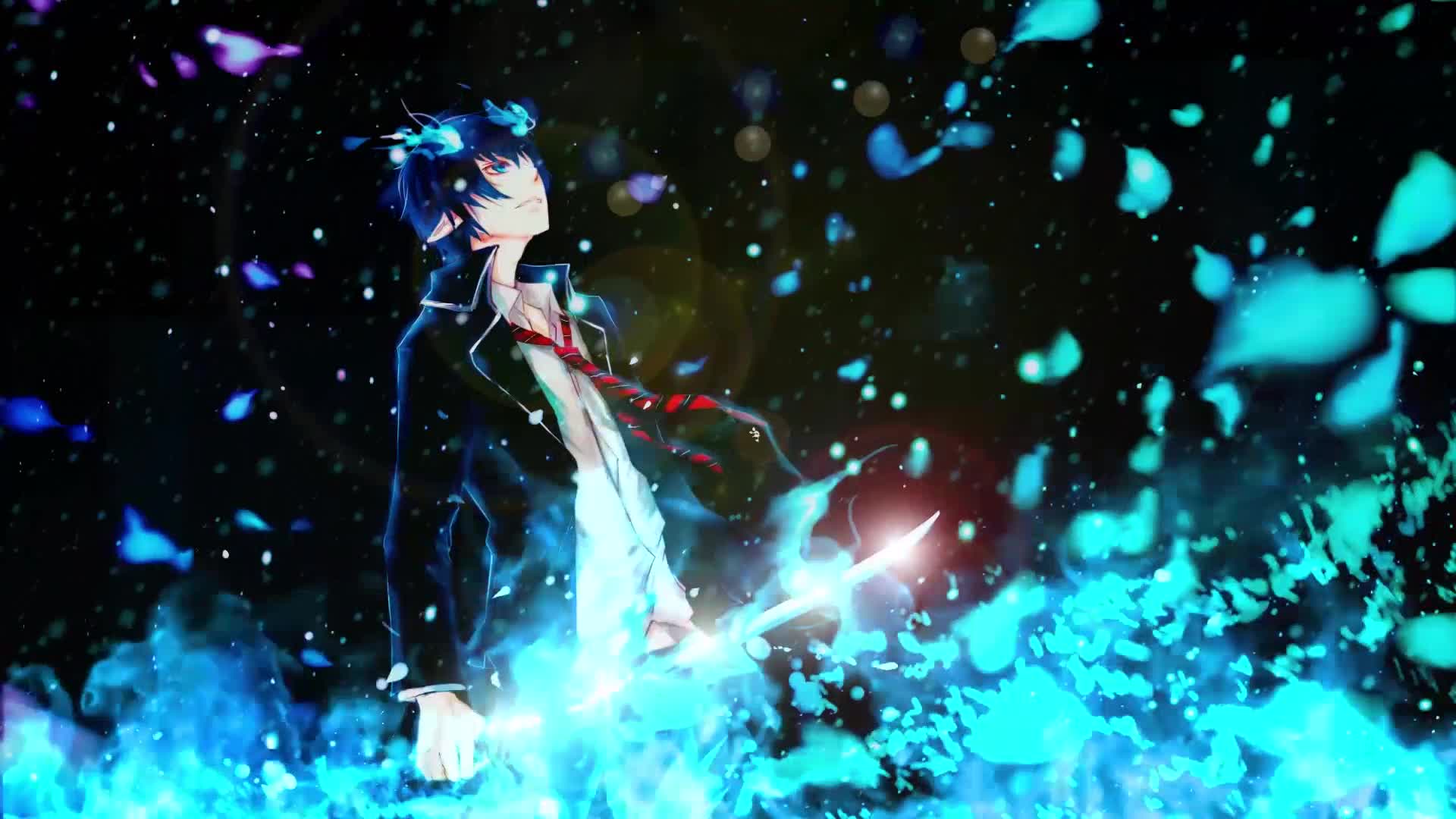 Blue Exorcist (Ao no Exorcist) Rin Okumura Live Wallpaper
