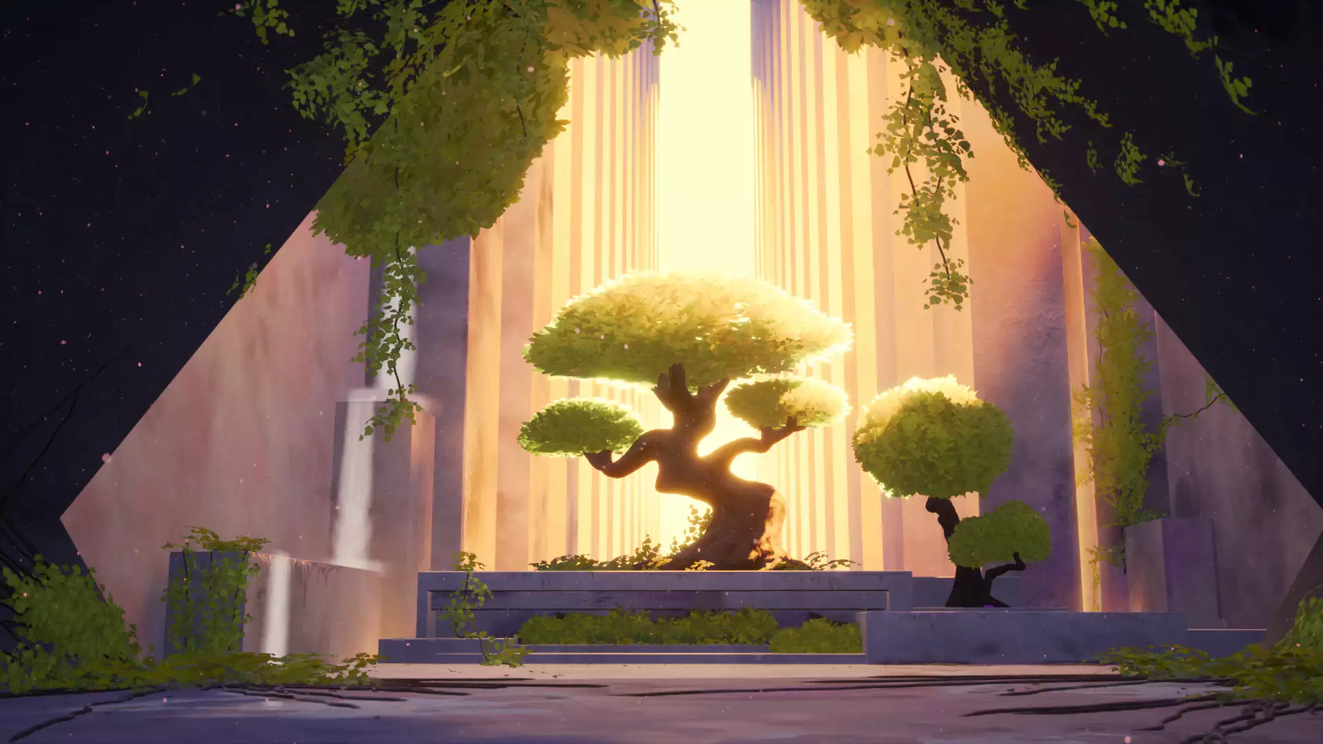 arts, bonsai, tree Live Wallpaper