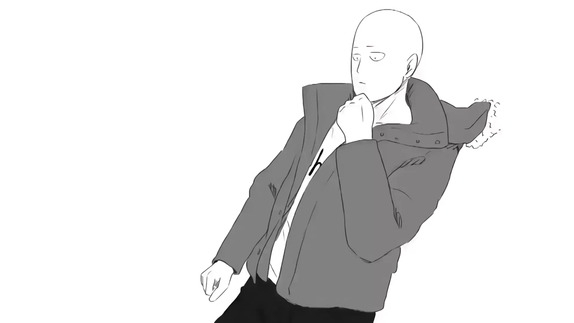 one punch man, saitama, anime, arts, genos, dance, speed-o-sound sonic Live Wallpaper