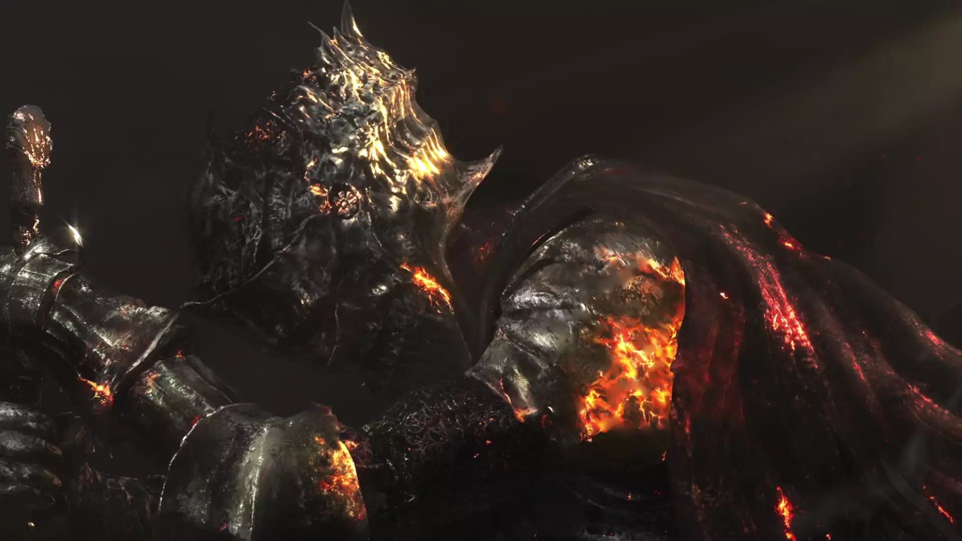sword, armor, fire, games, dark souls, knight, arts, the chosen dead Live Wallpaper
