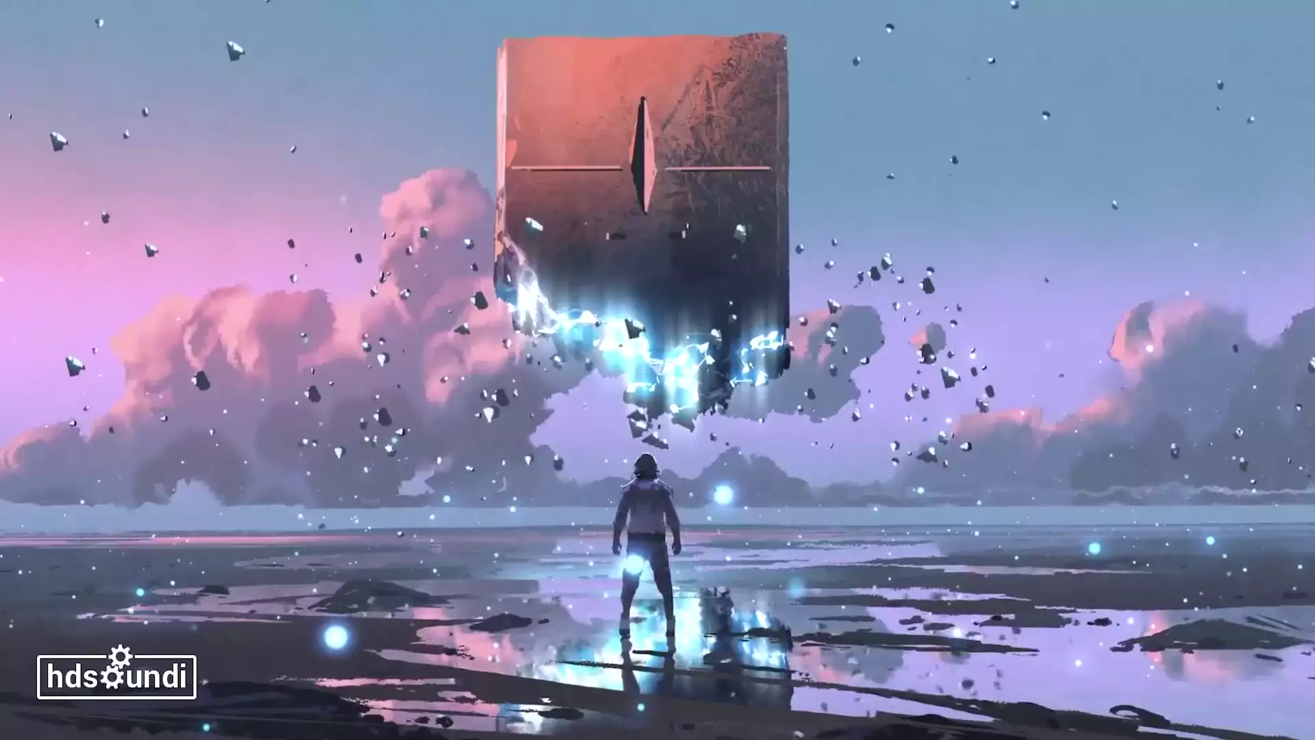floating stones, fantasy, arts, monolith Live Wallpaper