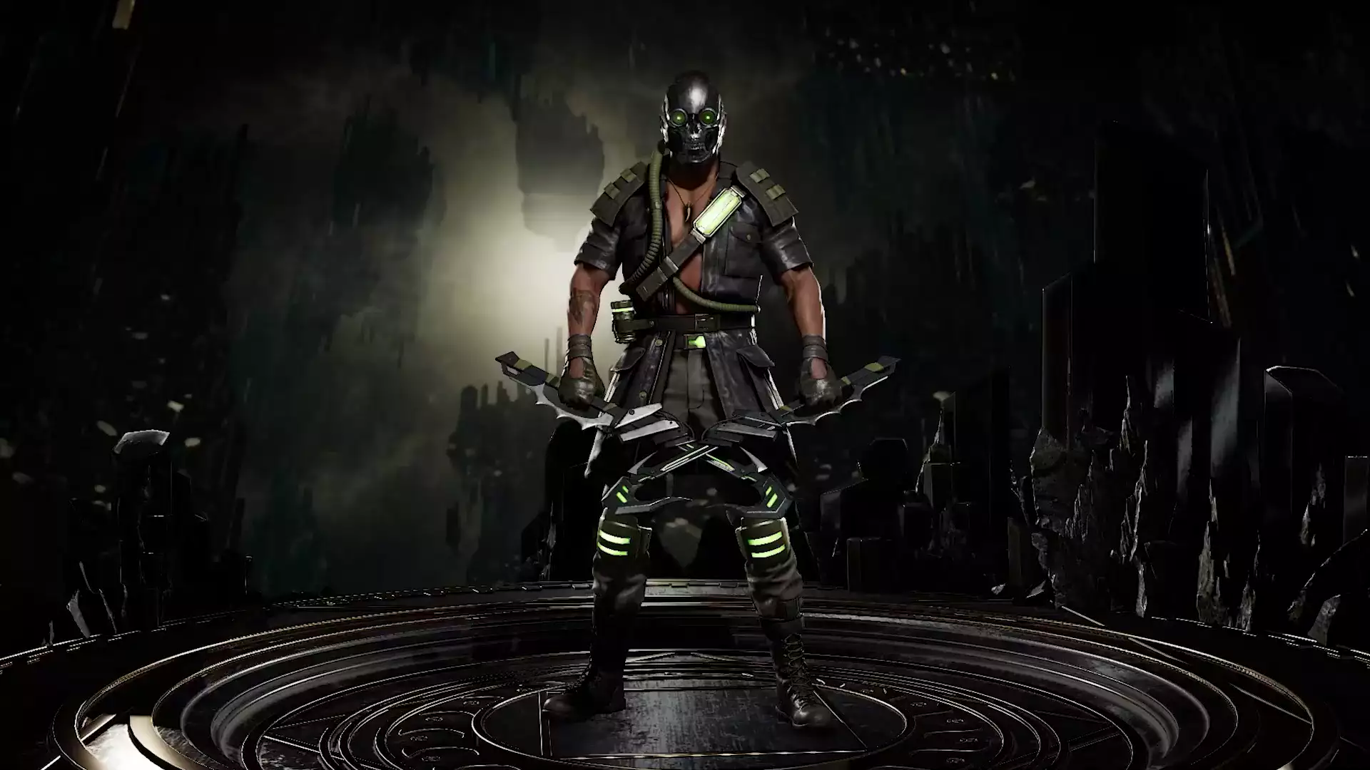 shuanggou, mortal kombat, arts, games, cabal, mask Live Wallpaper