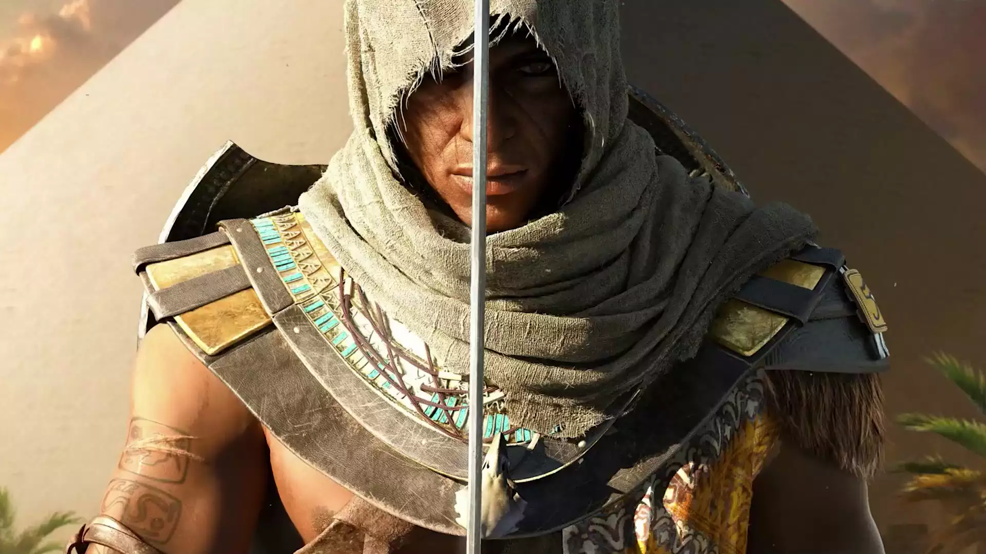 assassin’s creed, games, bayek, sword Live Wallpaper