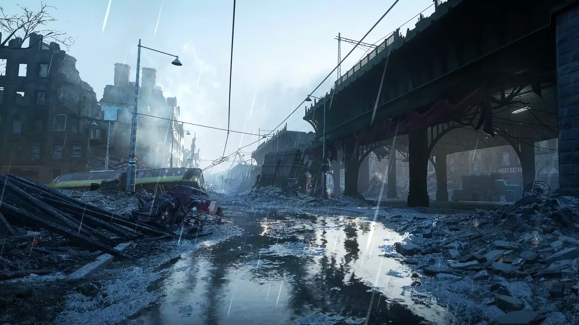 cities, the ruined city, battlefield, games, war Live Wallpaper