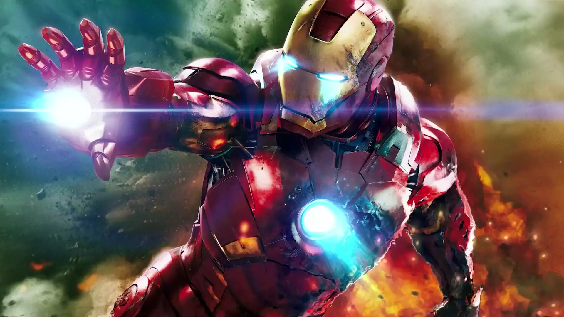 iron man, superhero, fire, movies Live Wallpaper