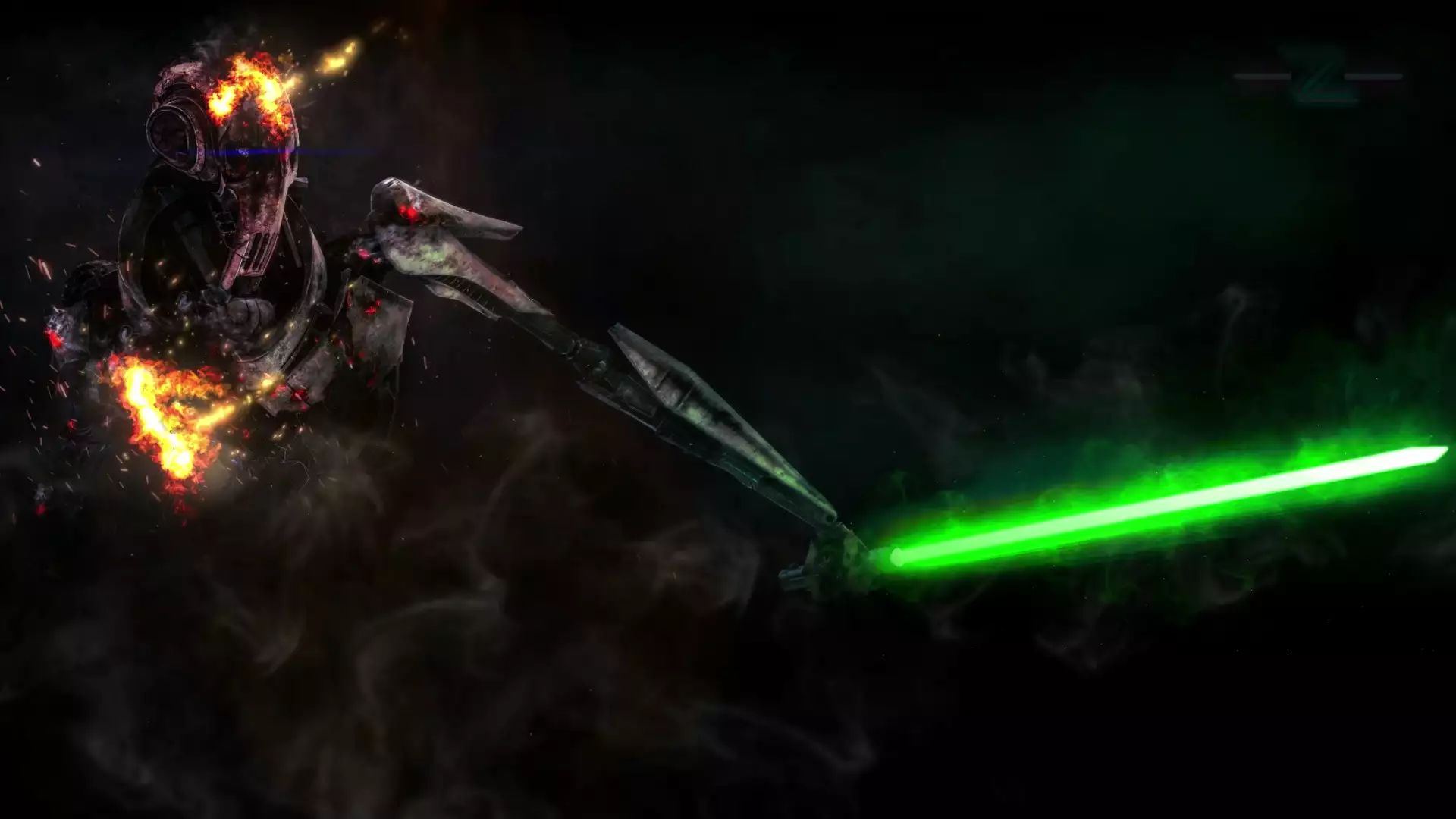 arts, star wars: battlefront ii, robots, games, lightsaber, grievous Live Wallpaper