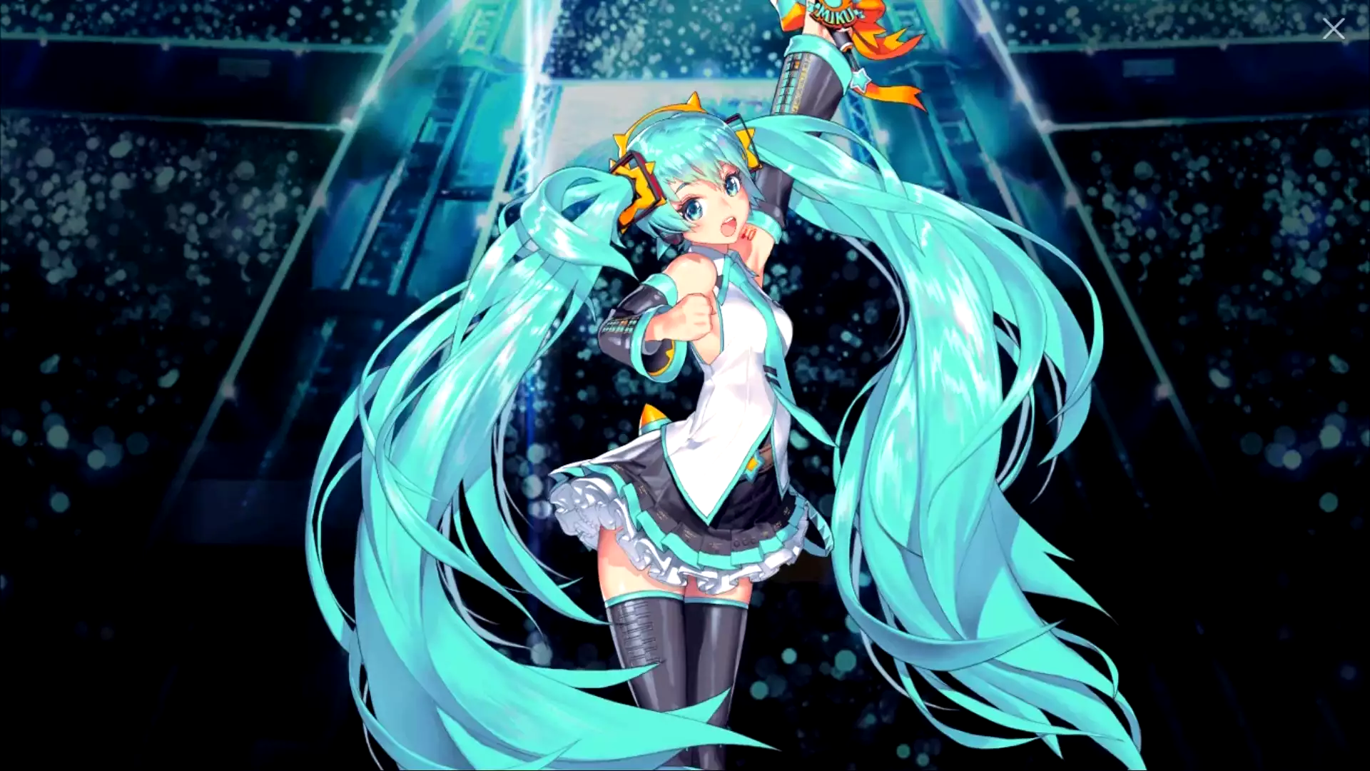 anime girls, games, arts, destiny child, miku hatsune, stockings, anime, destinys child, skirt Live Wallpaper