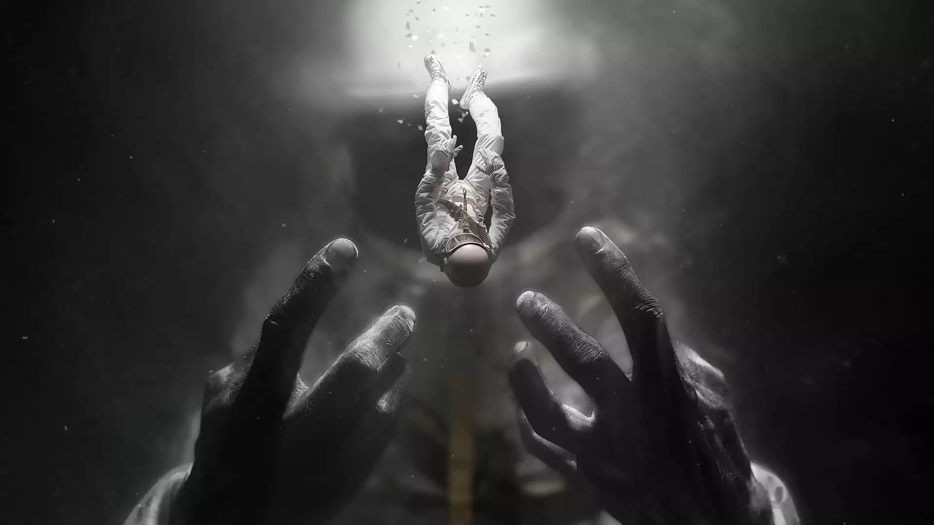 space, soaring, flying, astronaut, a fall, weightlessness, arts Live Wallpaper