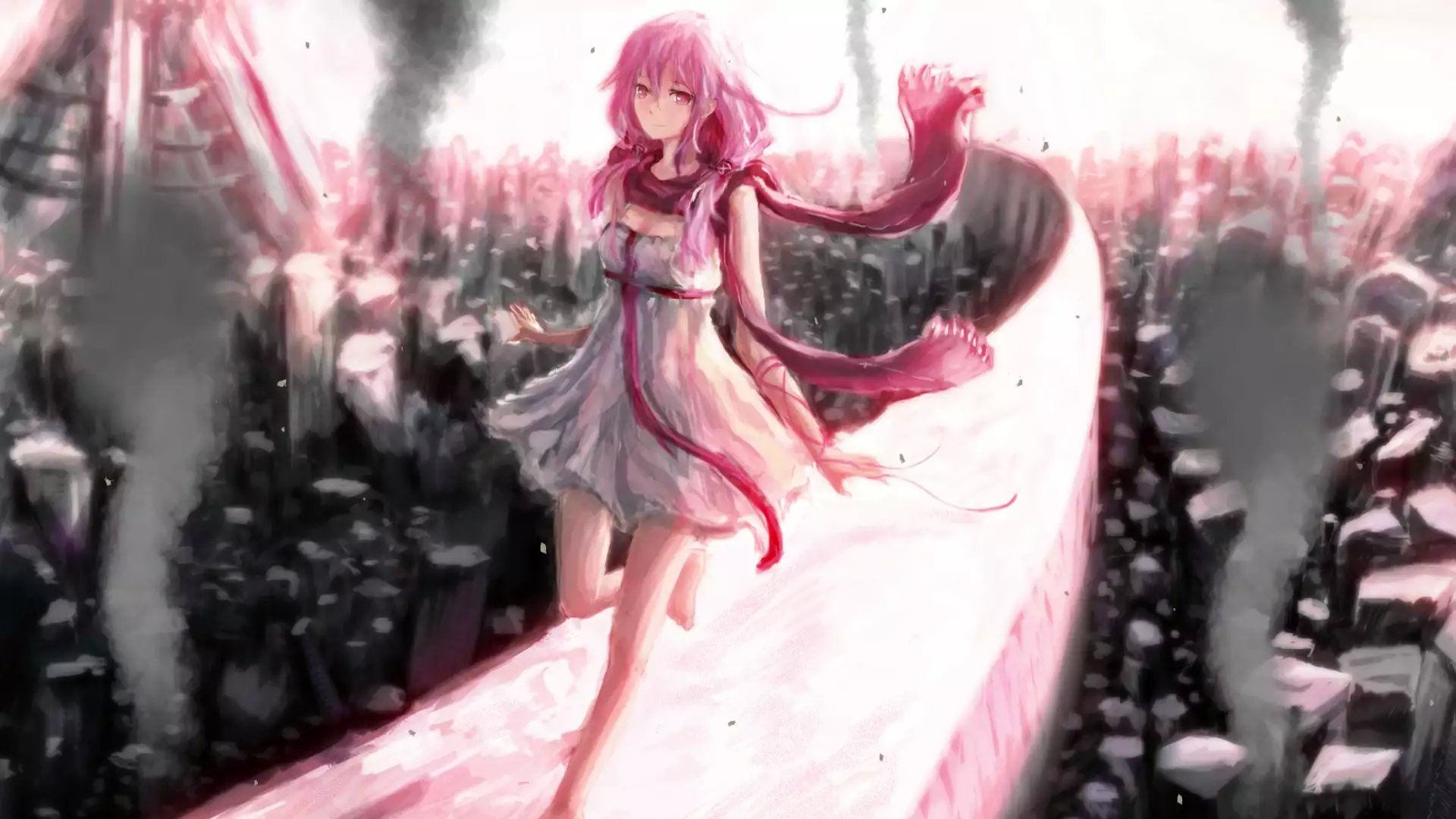 smile, dress, inori yuzuriha, anime girls, the sinners crown, anime, arts Live Wallpaper