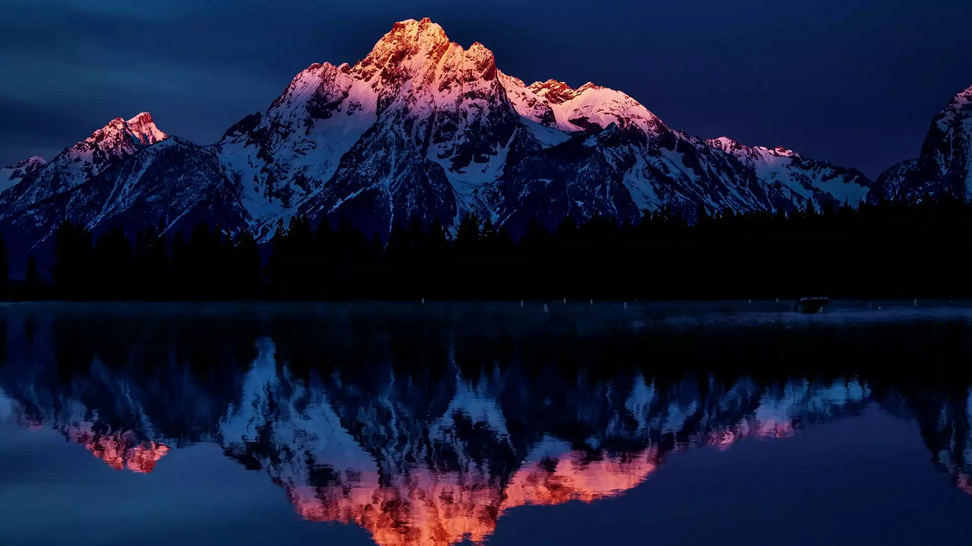river, mountains, landscapes - nature, sunset Live Wallpaper