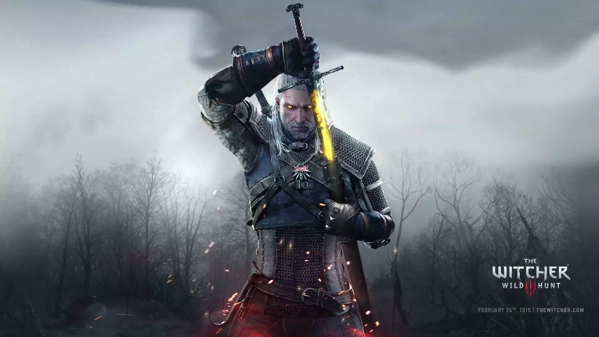 the witcher, geralt z rivii, geralt of rivia, sword, the white wolf, the witcher Live Wallpaper