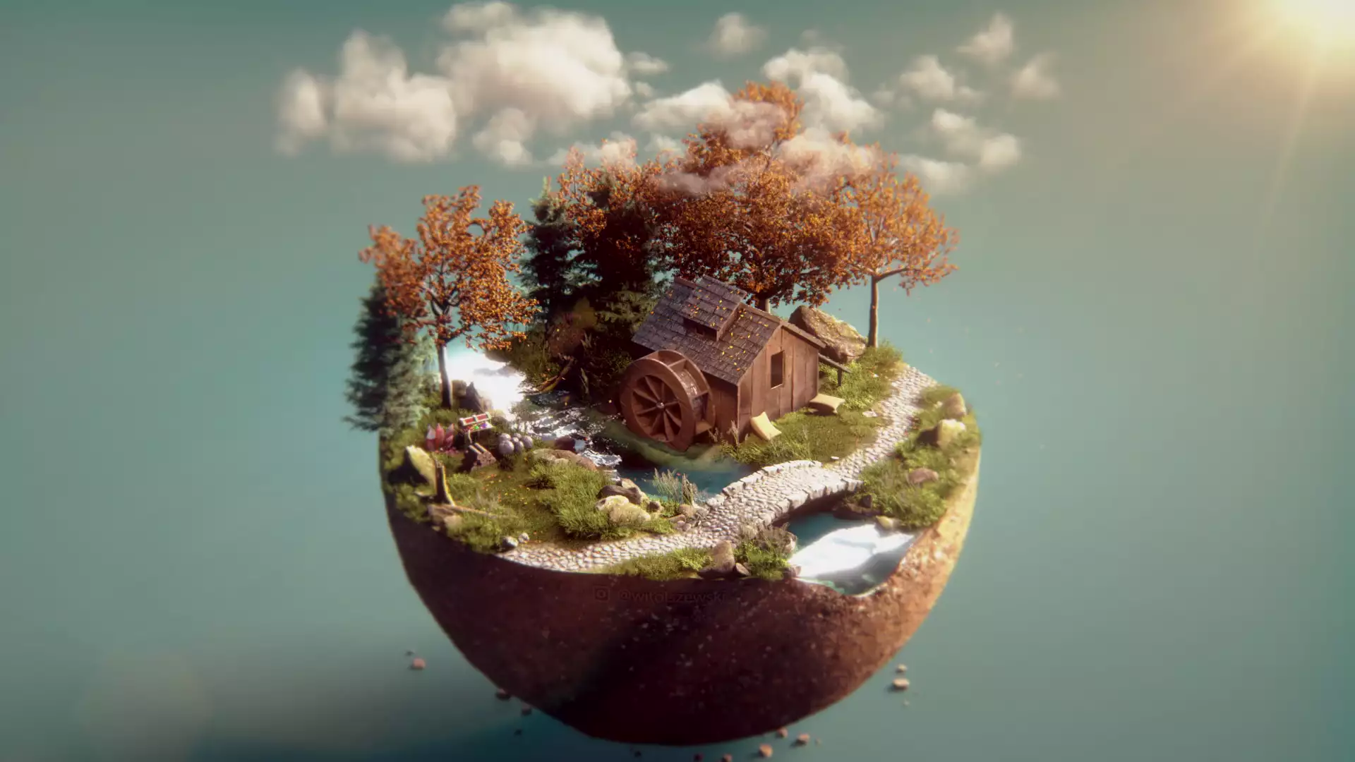 sphere, ball, autumn, different, autumn leaves, autumn sphere Live Wallpaper