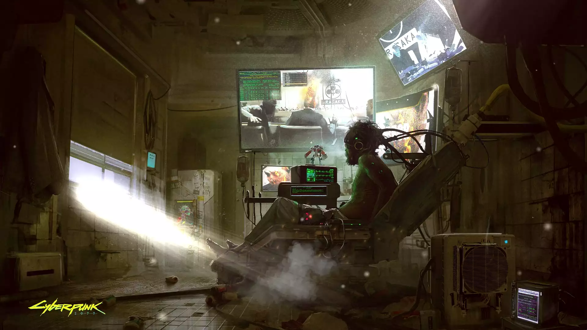 games, room, vr, cyberpunk, arts Live Wallpaper