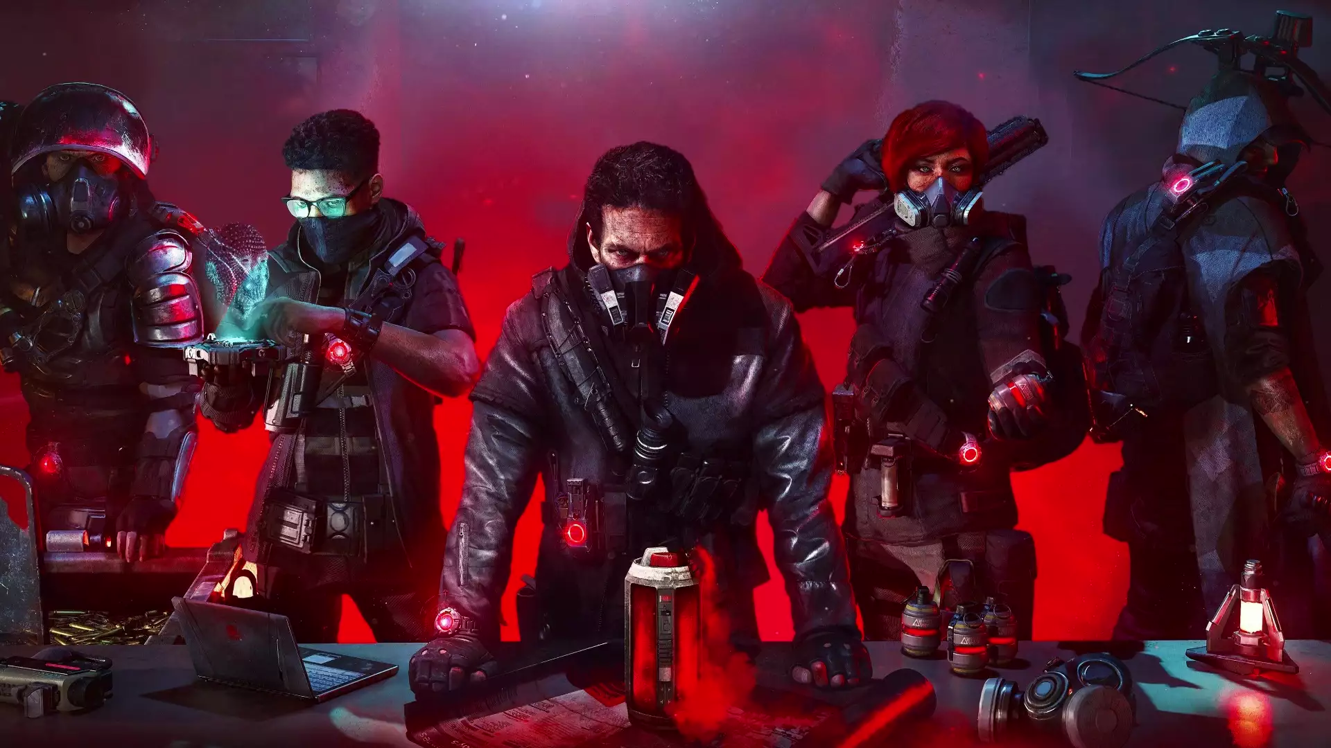 division, gas mask, games, aaron keener, arts, james dragov, bomb, holography, javier kajica, weapon, tom clancys, theo parnell, hologram, vivian conley Live Wallpaper