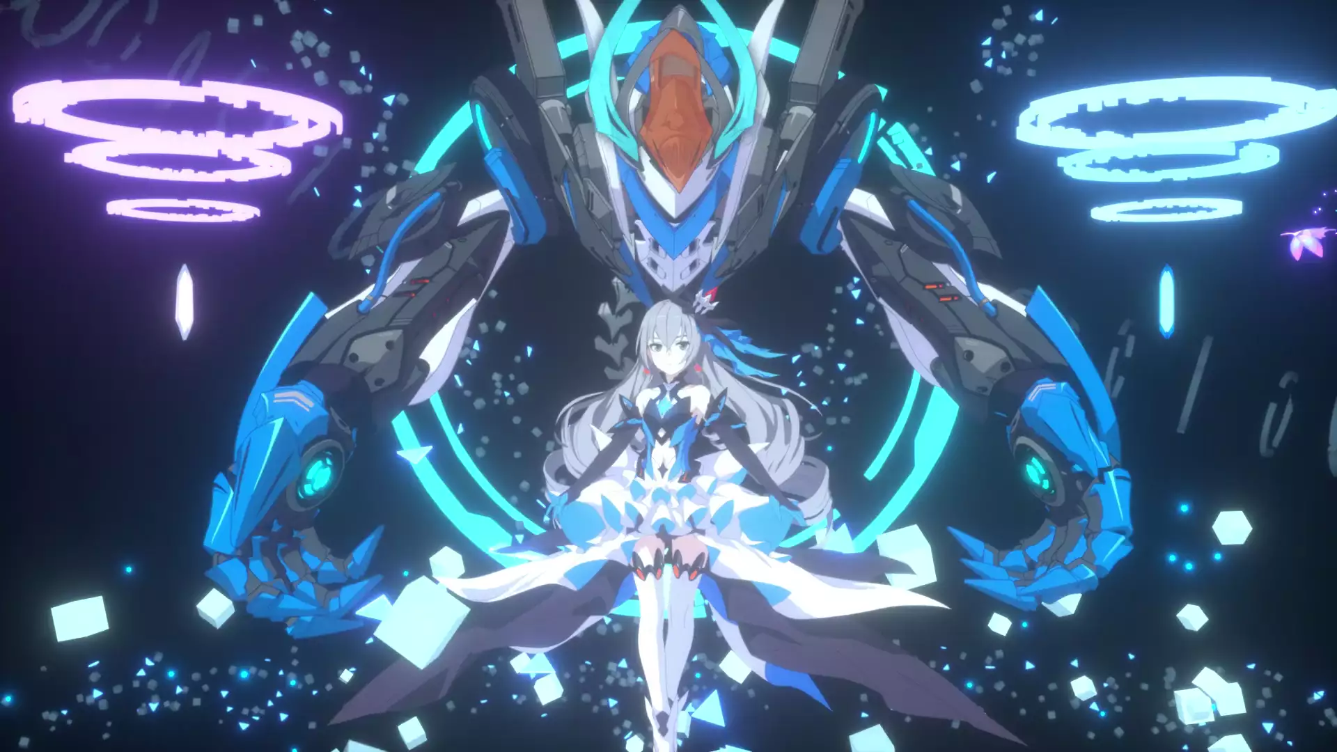 arts, bronya zaychik, honkai impact, anime girls, games, anime, robots Live Wallpaper