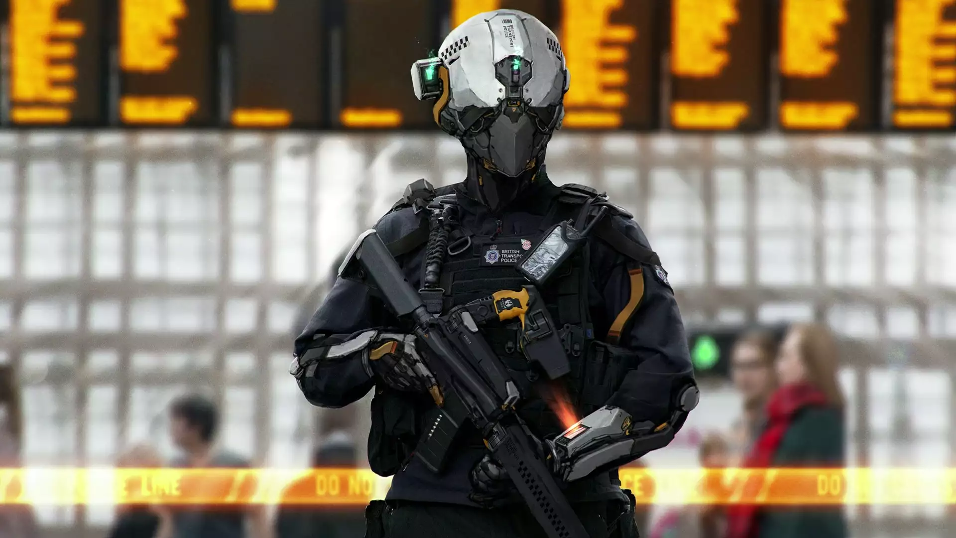 safety, fantasy, security, machine, weapon, police robot, future, android, robots Live Wallpaper
