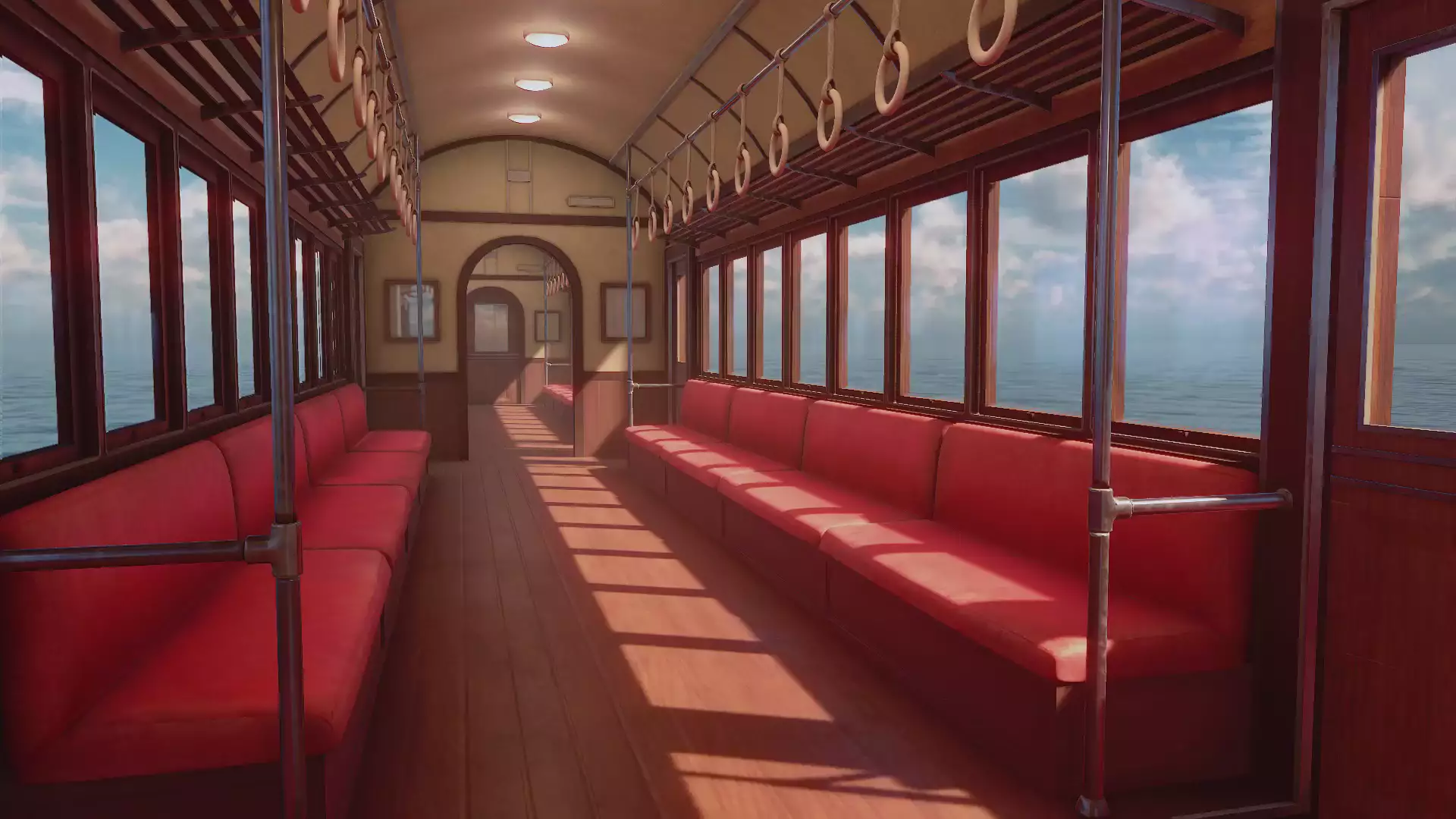 day, night, arts, a train, van Live Wallpaper