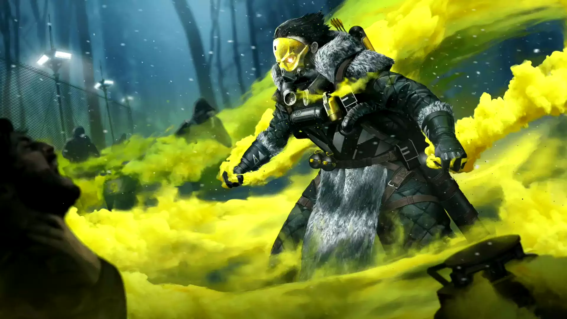 arts, gas, caustic, smoke, caustic, apex legends, games Live Wallpaper