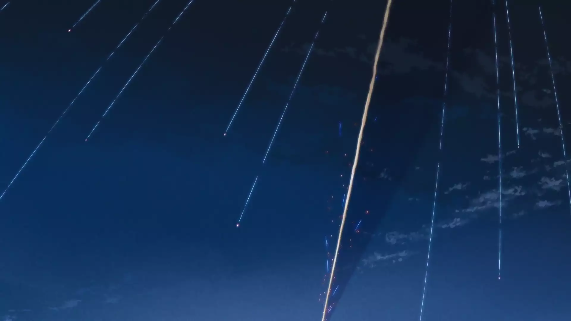 taki tachibana, mitsuha miyamizu, anime, a moment from the anime, comet tiamat, edit, opening, ending, anime girls, your name, amv, comet Live Wallpaper