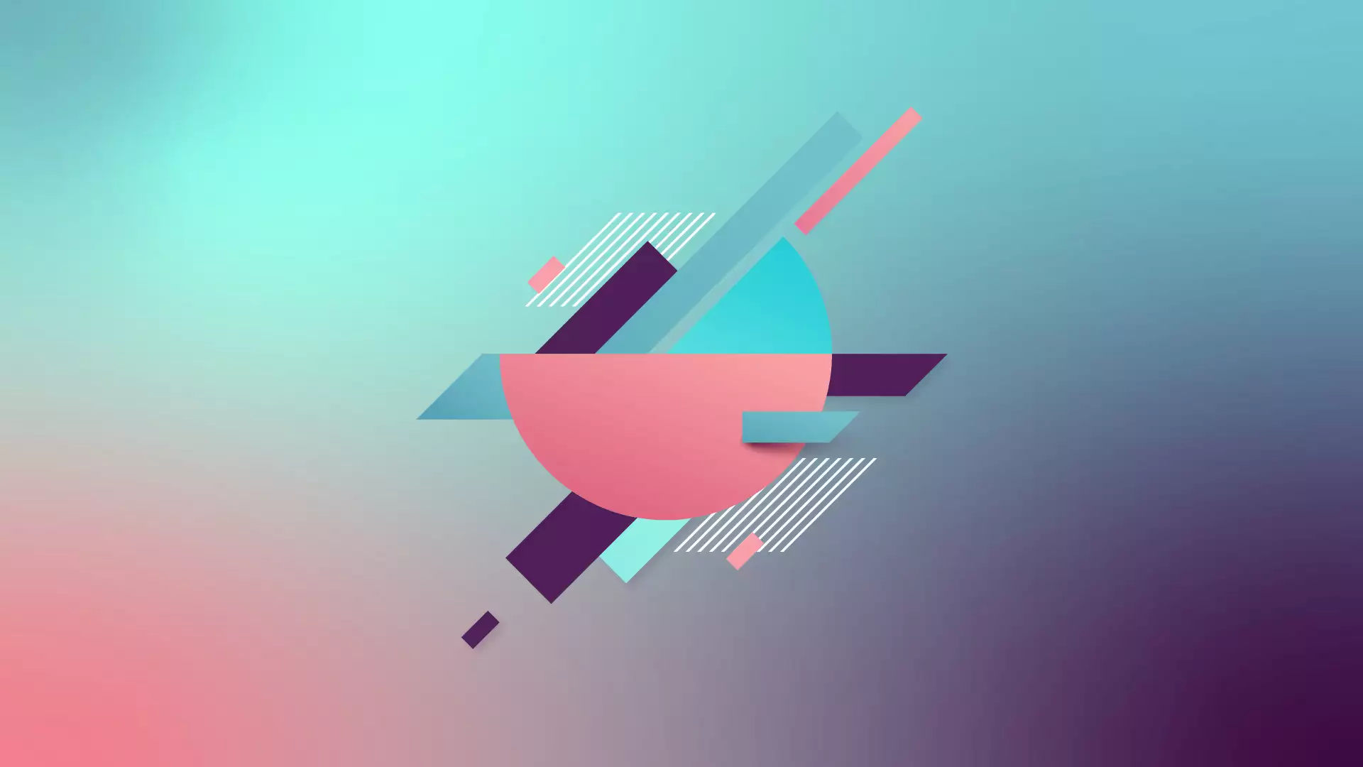 a circle, geometric shapes, lines, abstractions Live Wallpaper