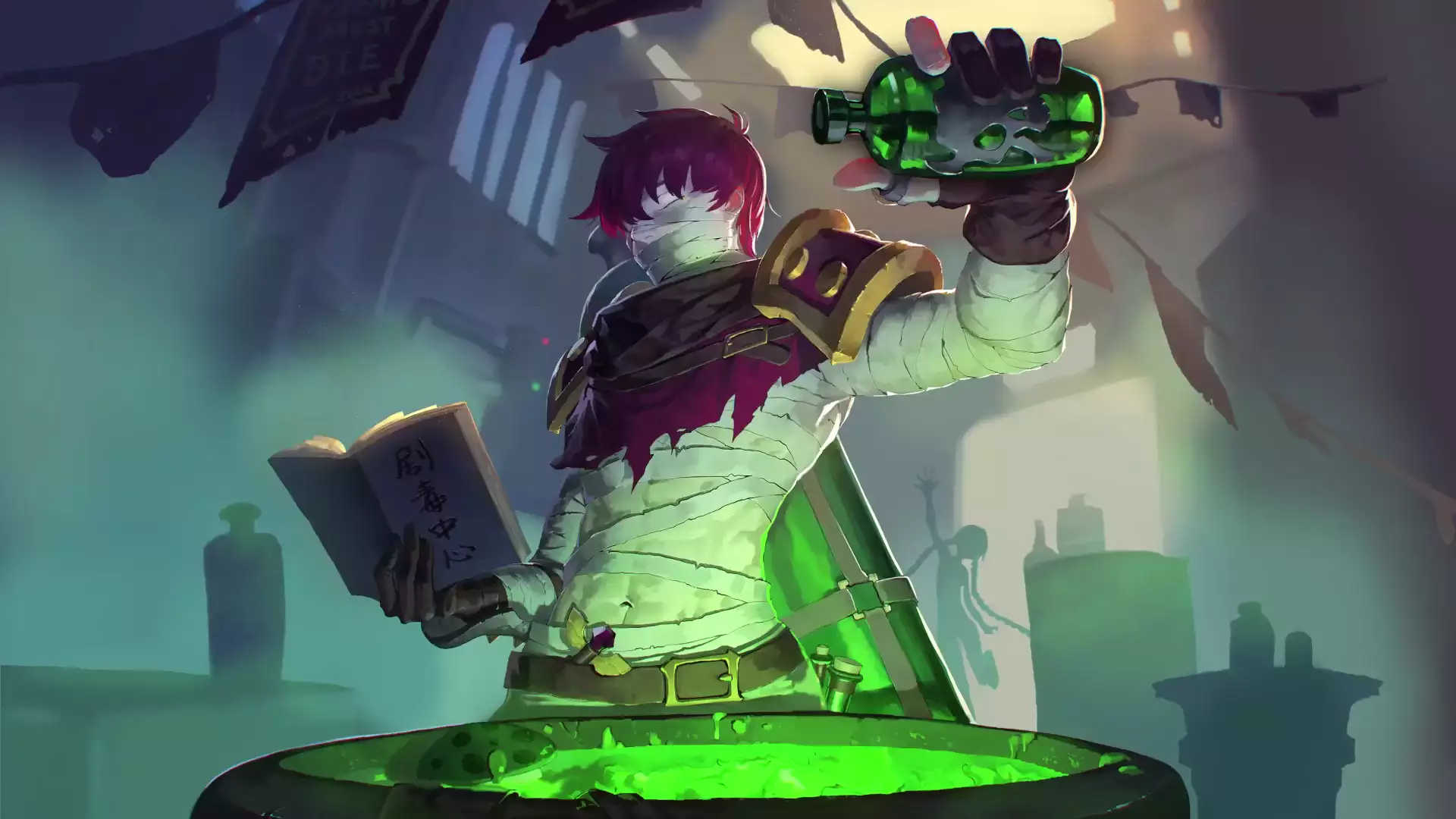 singed, games, league of legends, poison, anime, lol, arts Live Wallpaper