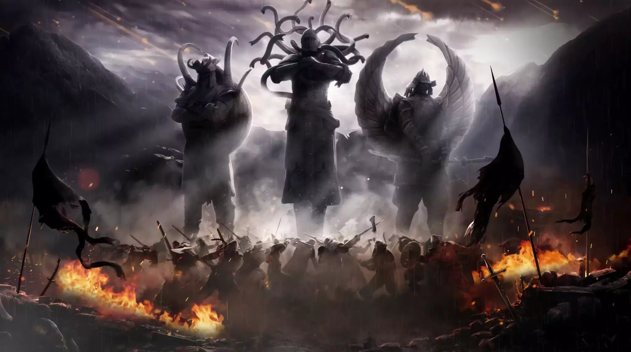 vikings, rite of champions, games, for honor, arts, battlefield Live Wallpaper
