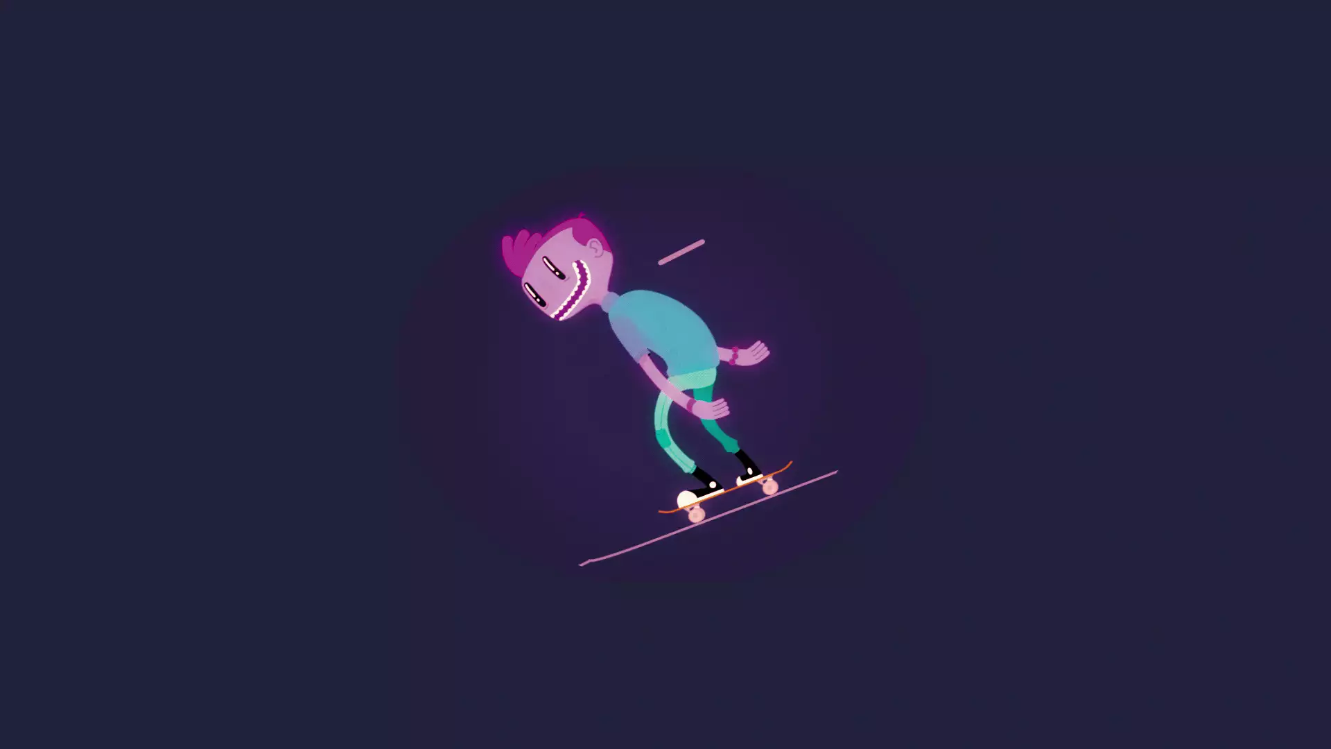 retro, skateboard Live Wallpaper