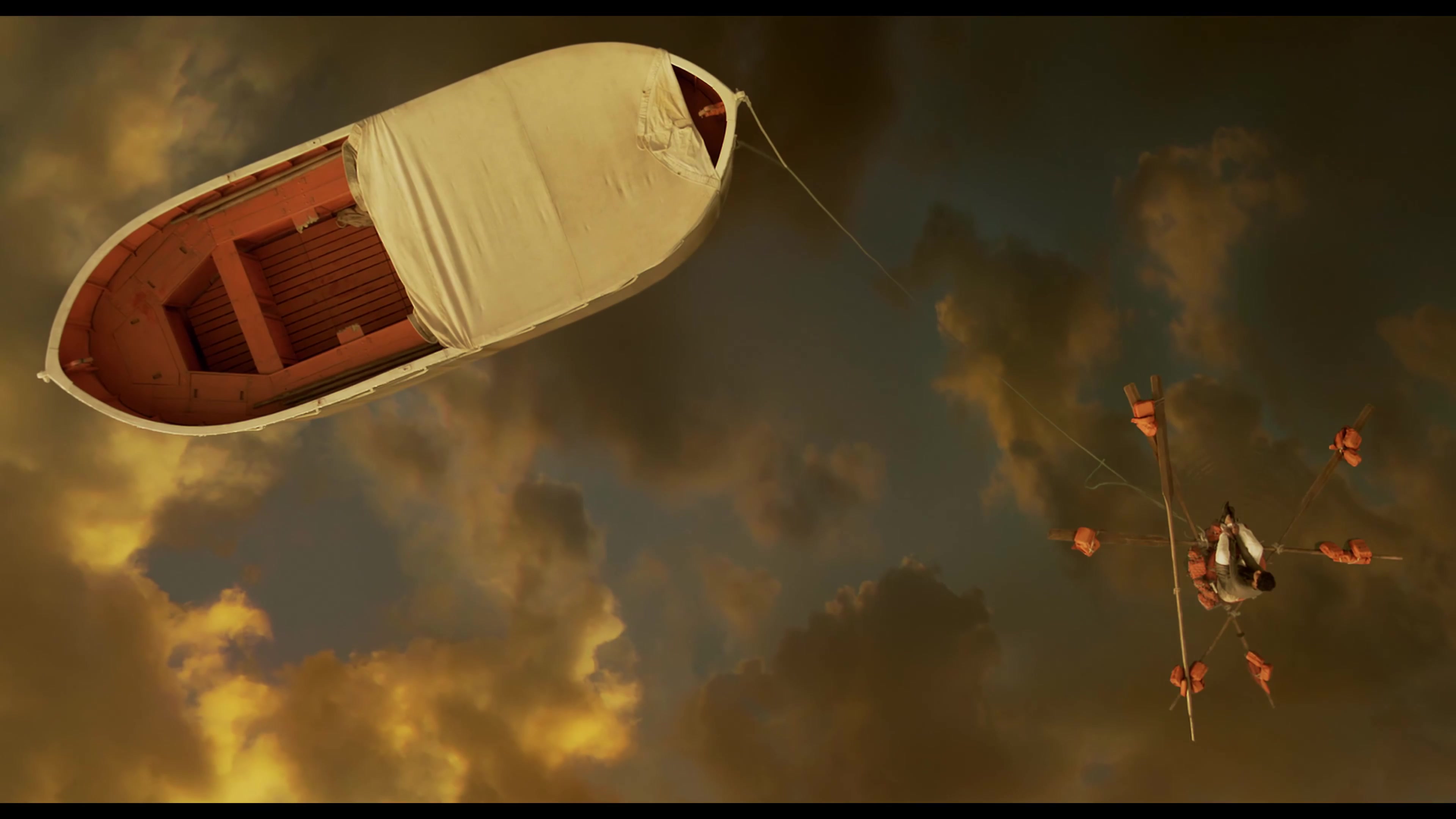 Life of Pi Boat Top Looped 4k Live Wallpaper