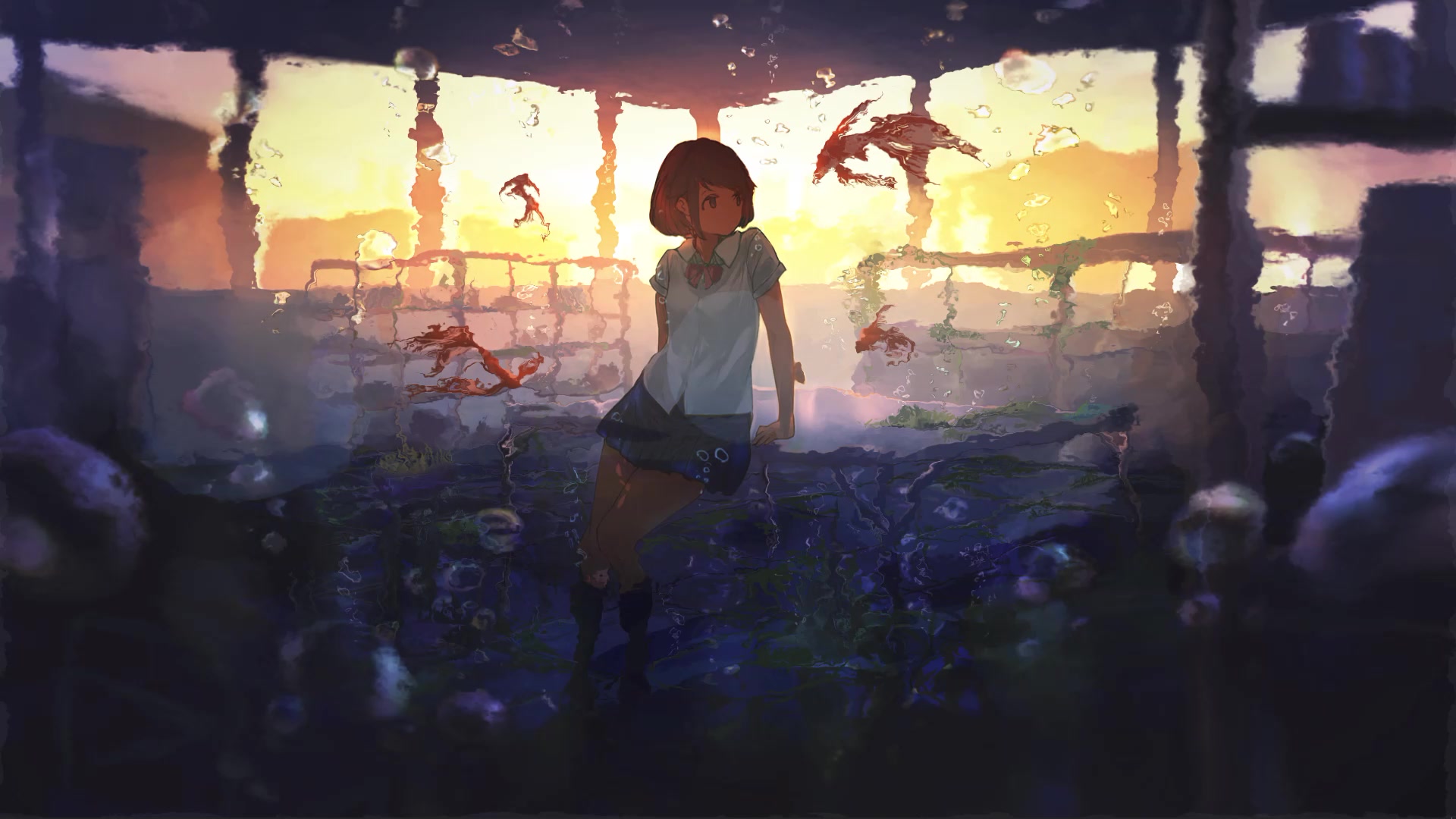 Anime Art, Anime Girl Live Wallpaper