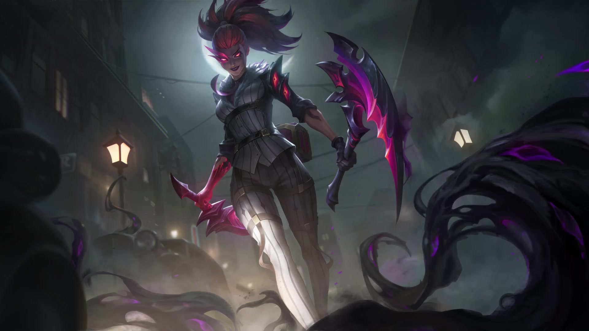 Crime City Nightmare Akali Live Wallpaper