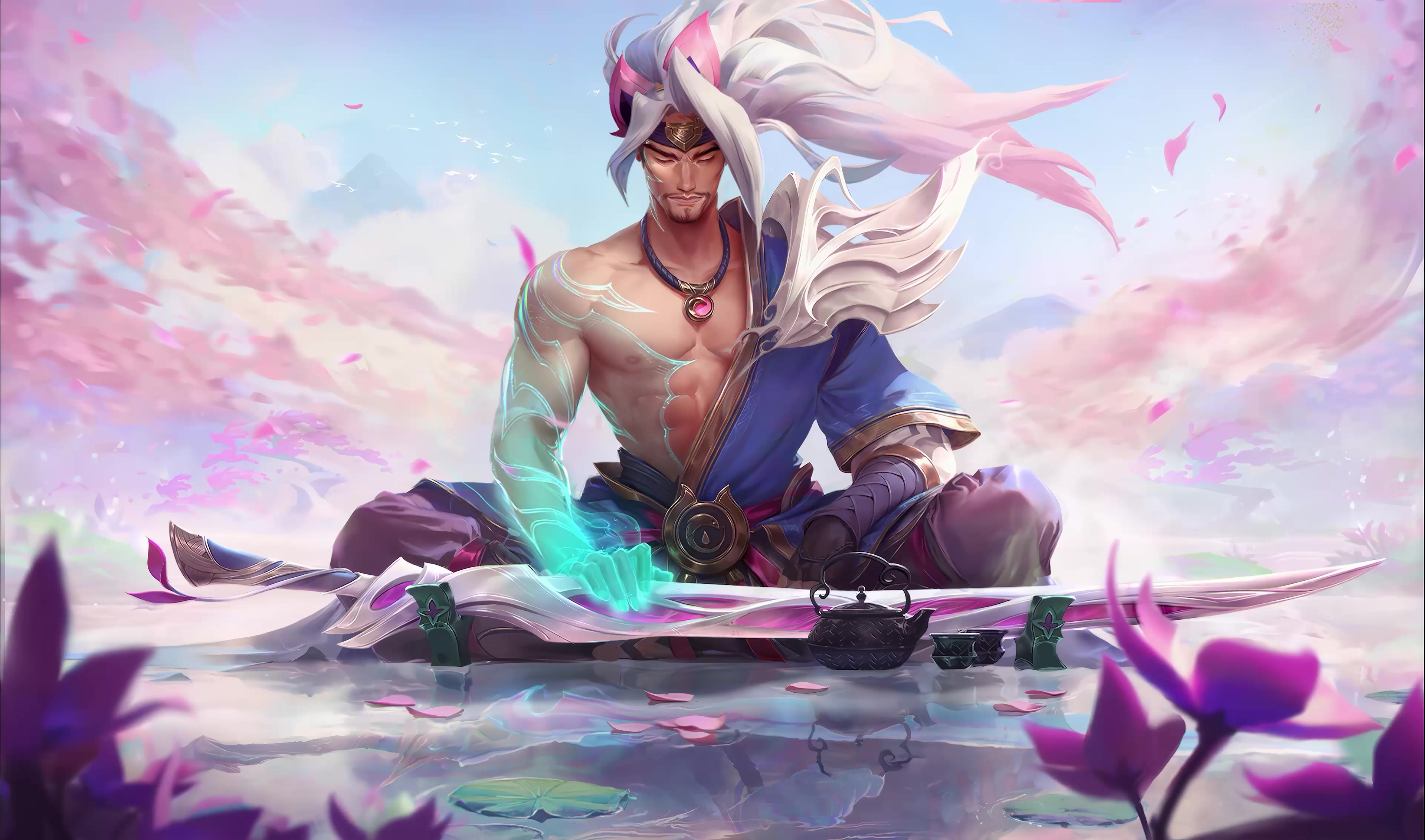 Spirit Blossom Yasuo 4K Live Wallpaper