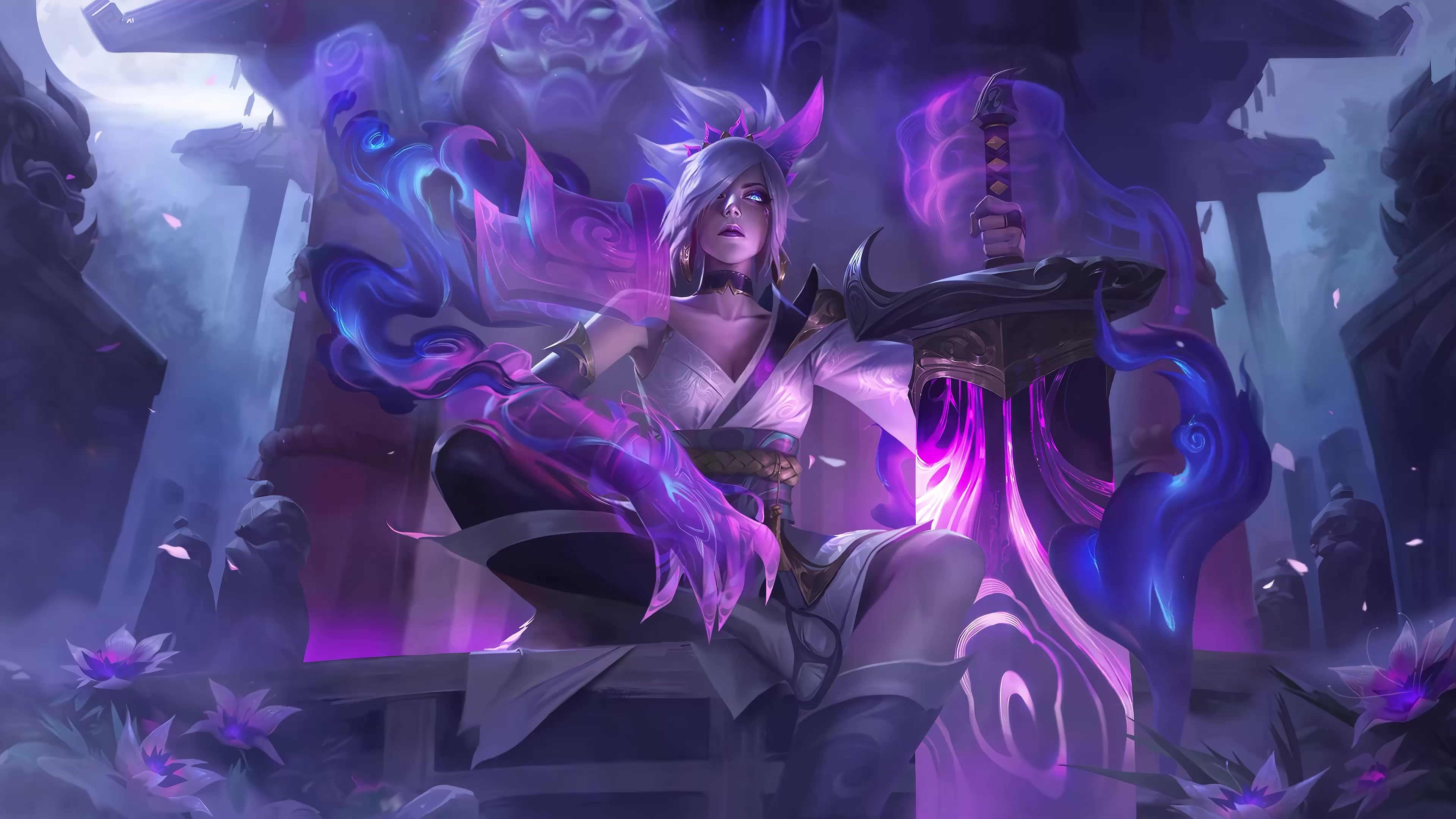 Spirit Blossom Riven 4K Live Wallpaper