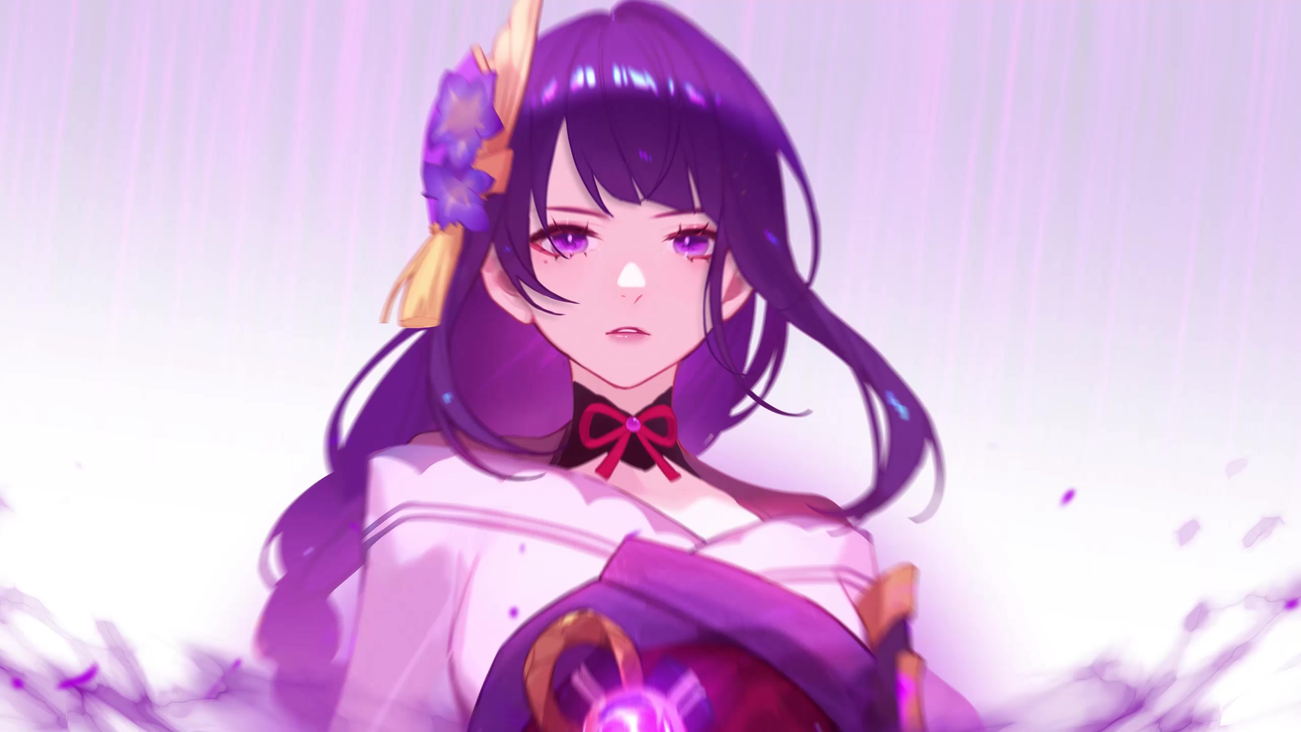 Genshin Impact Baal White Live Wallpaper