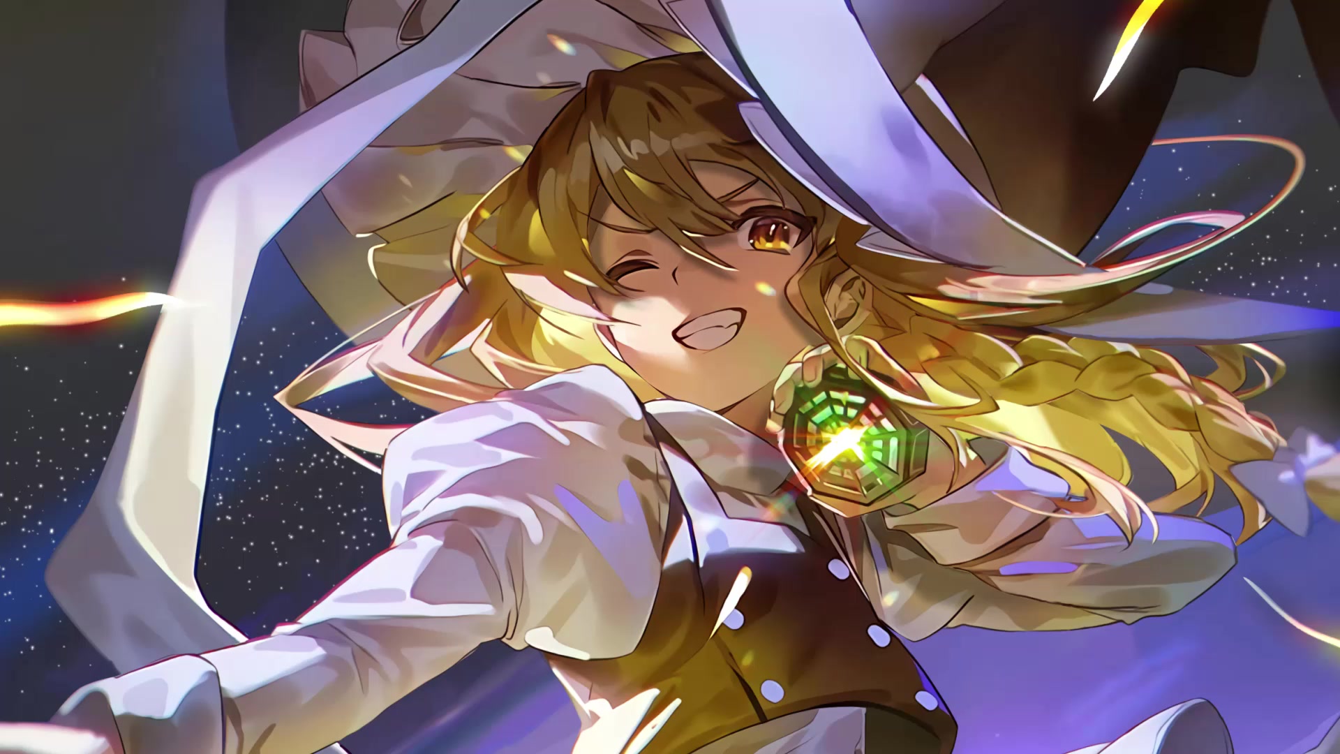 Touhou Project Marisa Kirisame Live Wallpaper