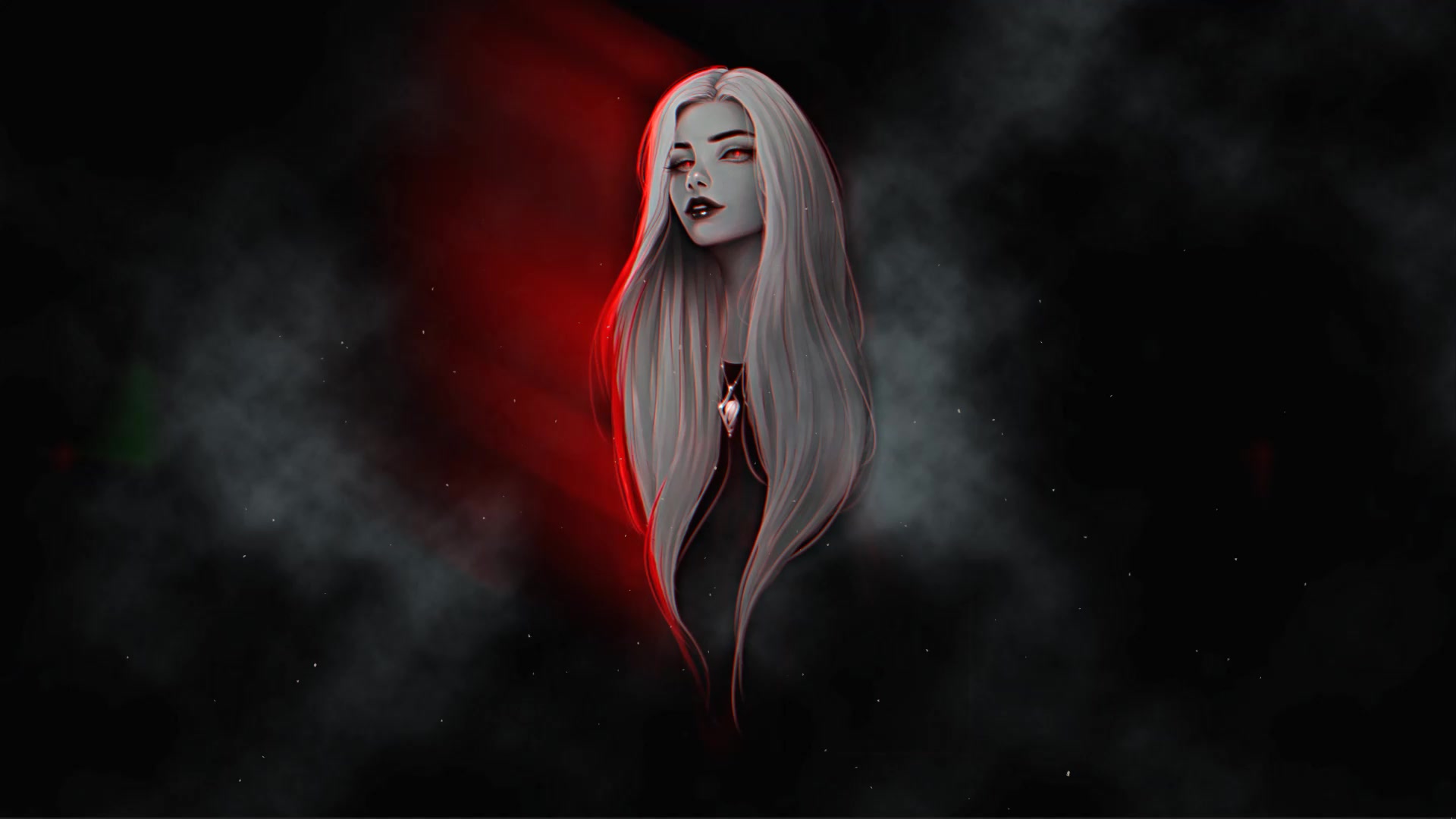 Girl dark Live Wallpaper