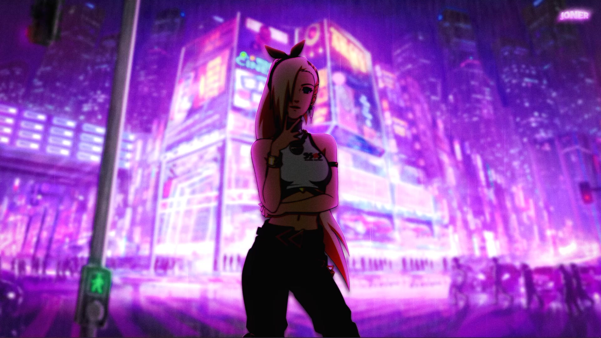 Ino Yamanaka, Cyberpunk Live Wallpaper